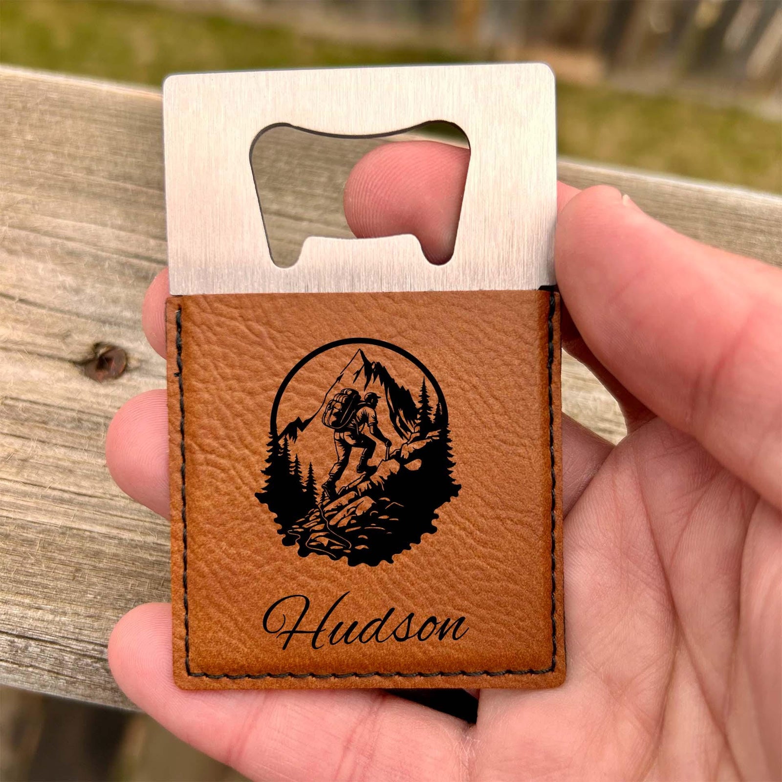 Hiking Large Bottle Opener – Stainless Steel