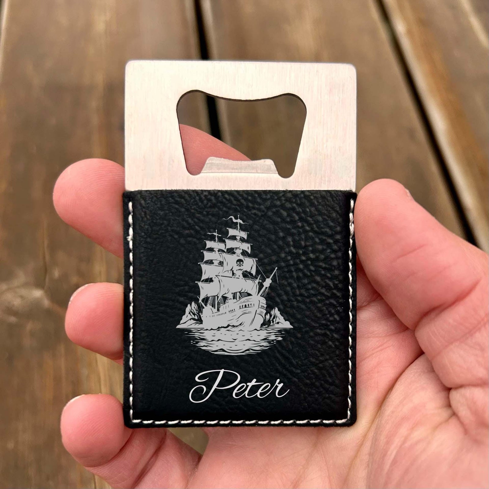 Pirate Ship Bottle Opener – Stainless Steel