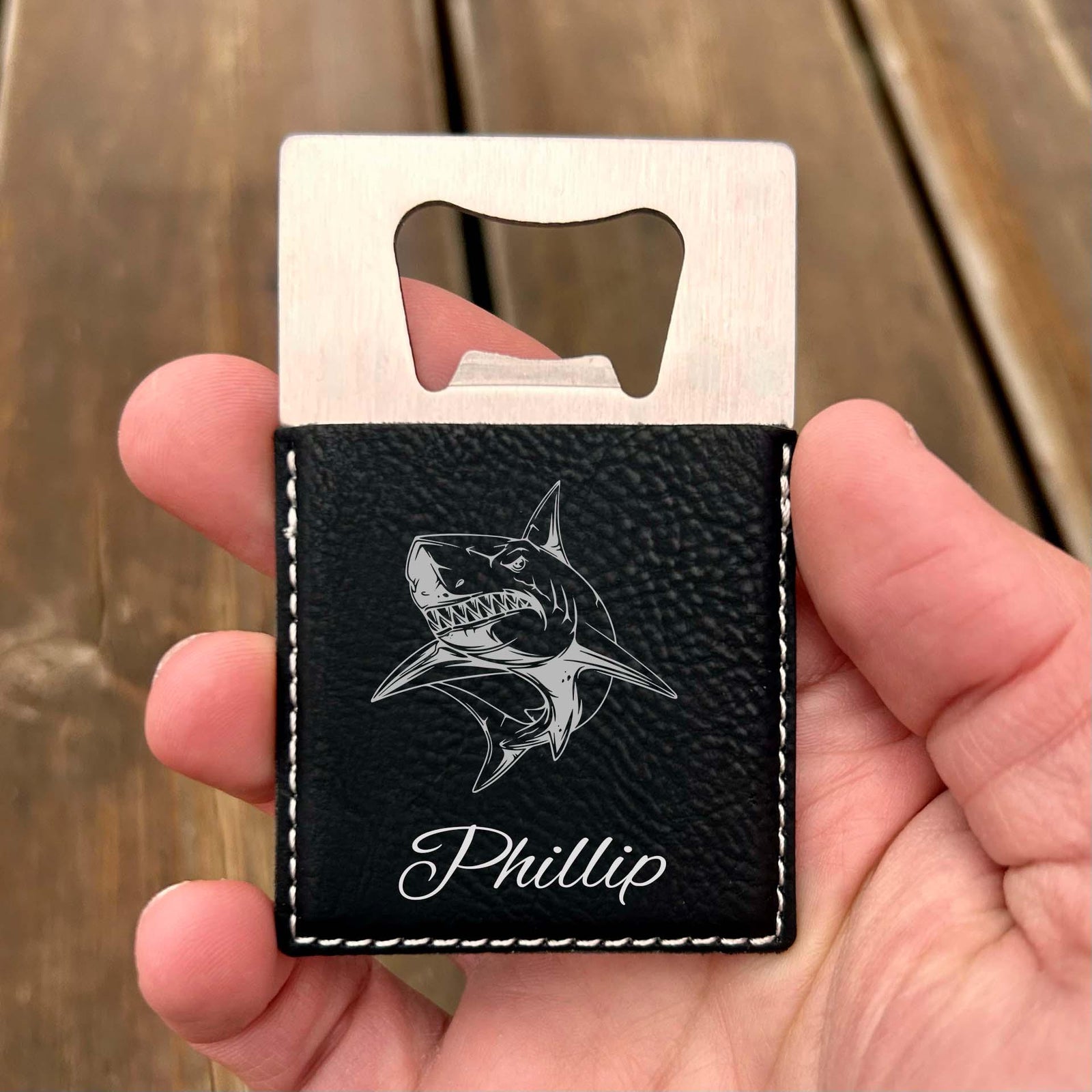 Shark Large Bottle Opener – Stainless Steel, Shark Design #1