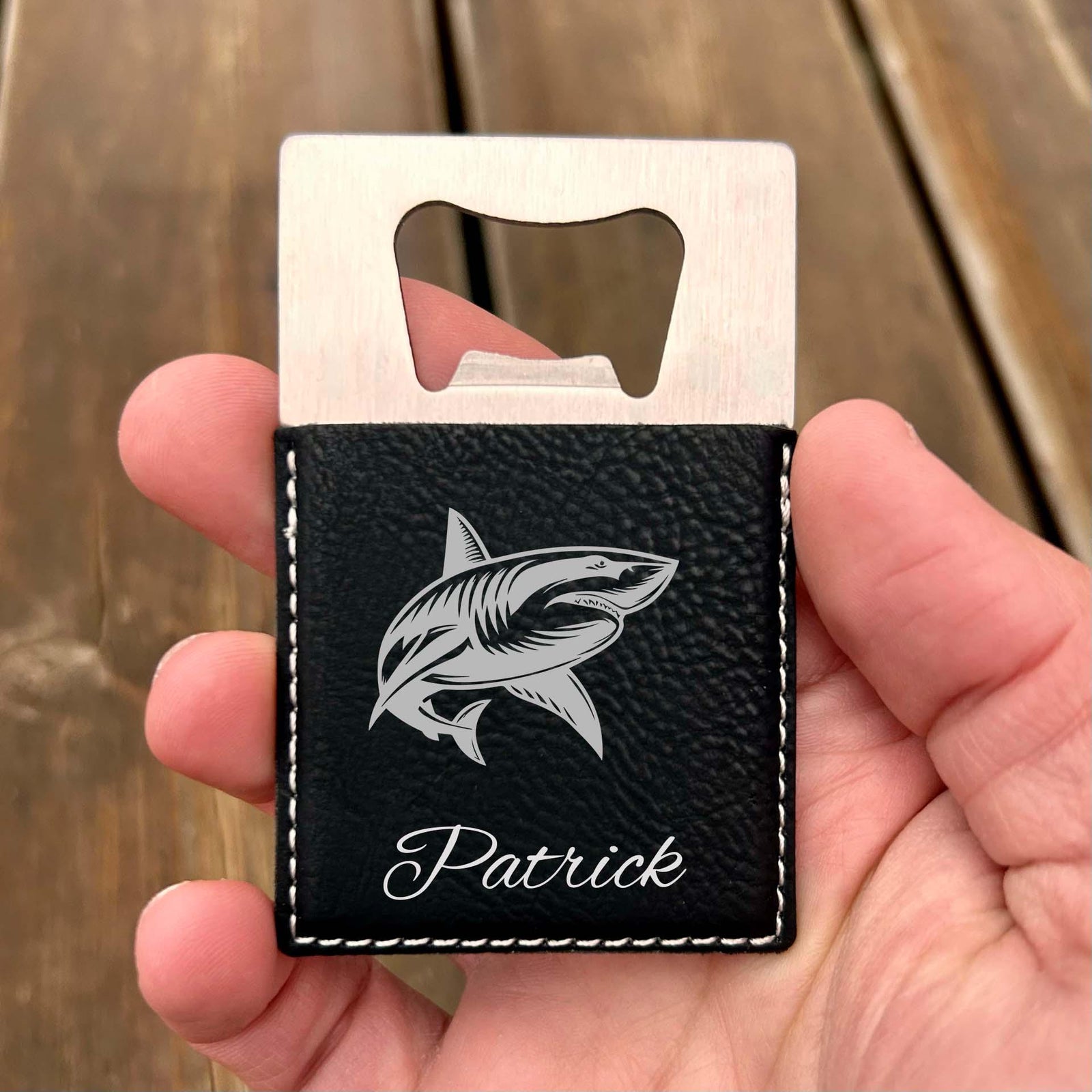 Shark Large Bottle Opener – Stainless Steel, Shark Design #2