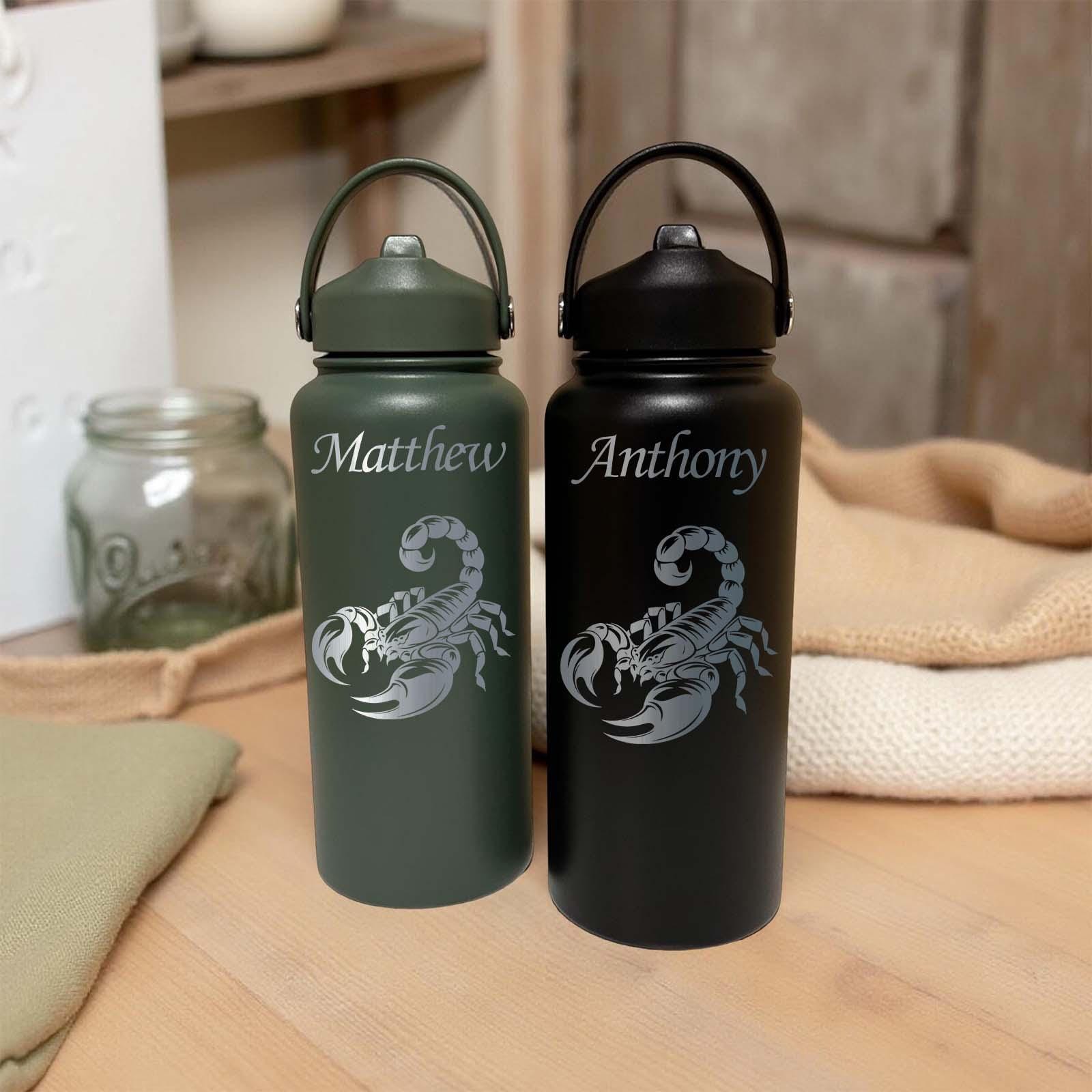 Scorpion 32oz Water Bottle – Stainless Steel