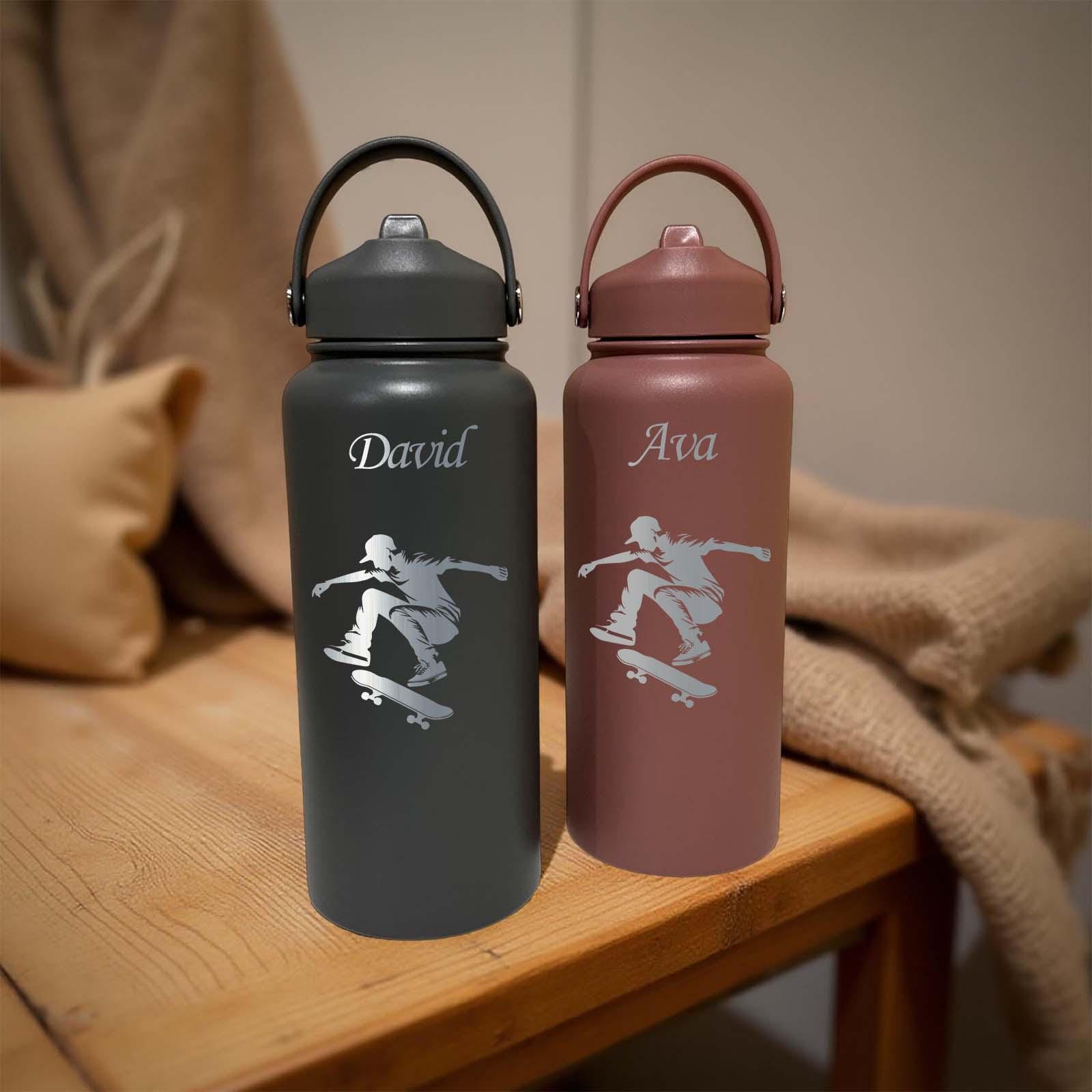 Skater 32oz Water Bottle – Stainless Steel