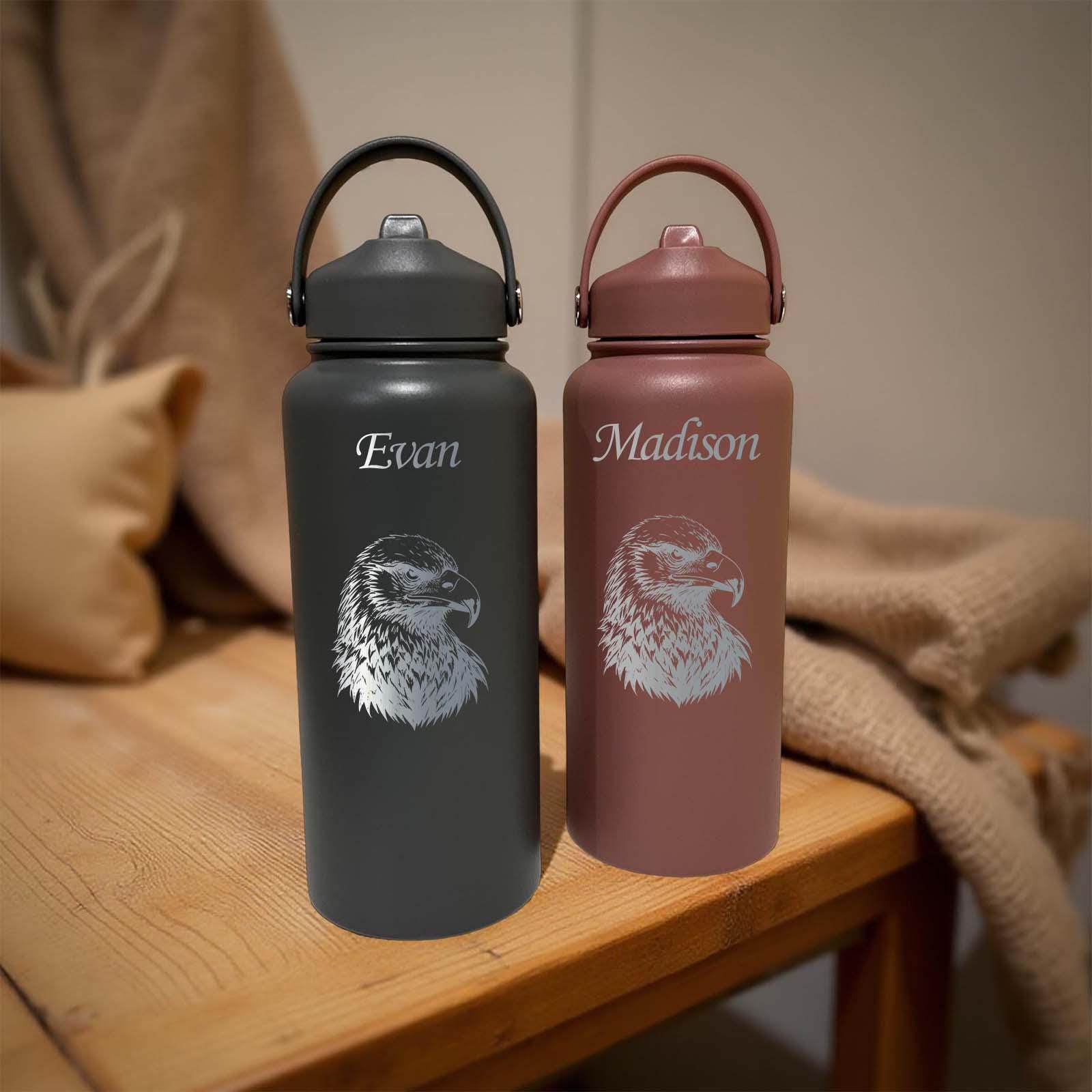Eagle 32oz Water Bottle – Stainless Steel