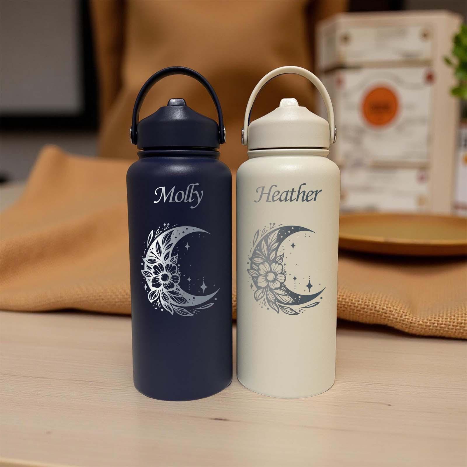 Moon Lover 32oz Water Bottle – Stainless Steel