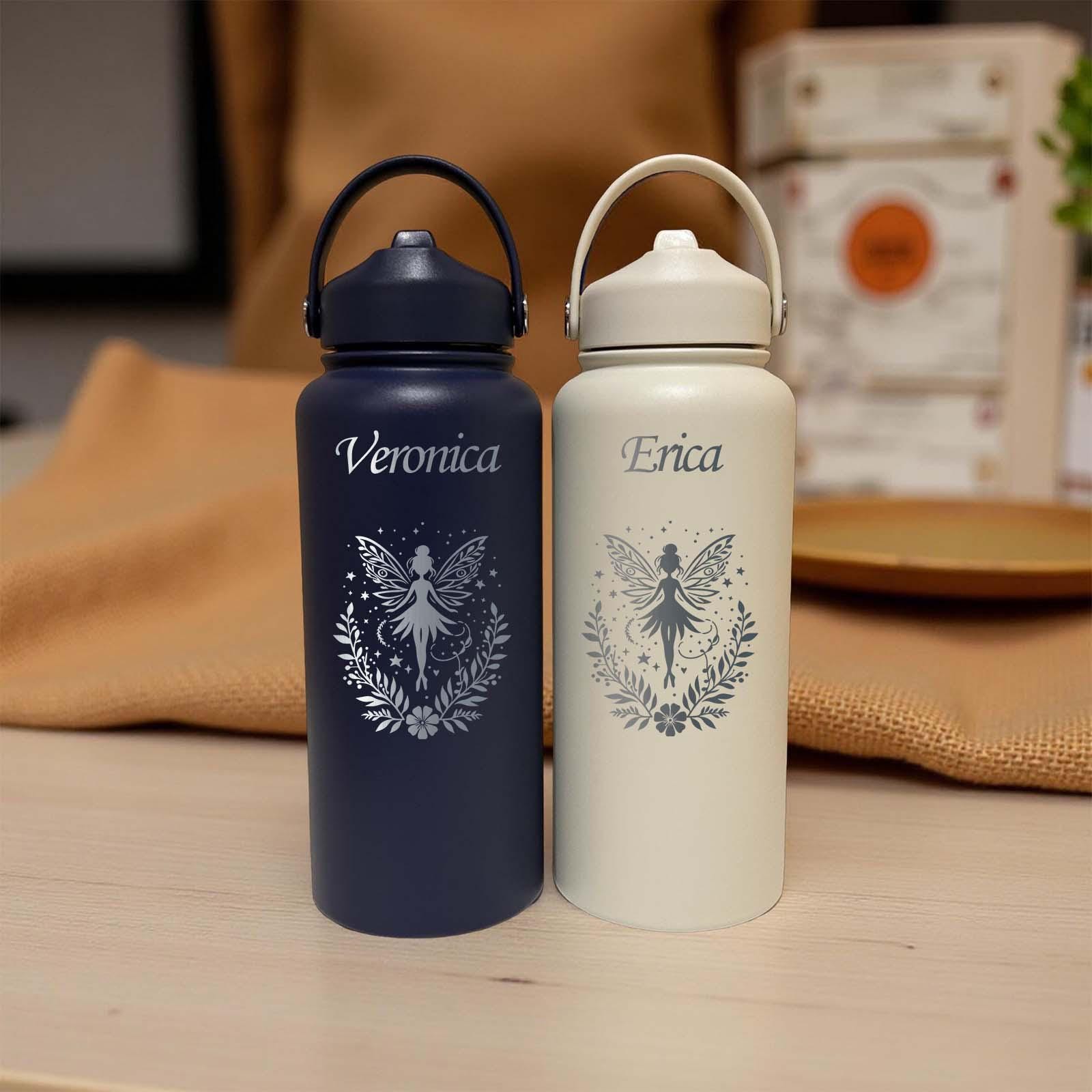 Fairy 32oz Water Bottle – Stainless Steel