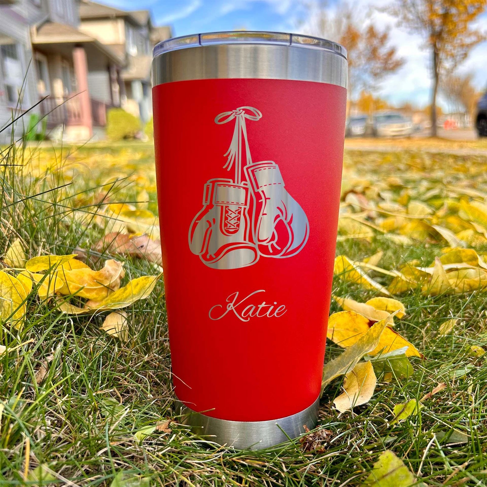 Boxing 20oz Engraved Tumbler – Stainless Steel