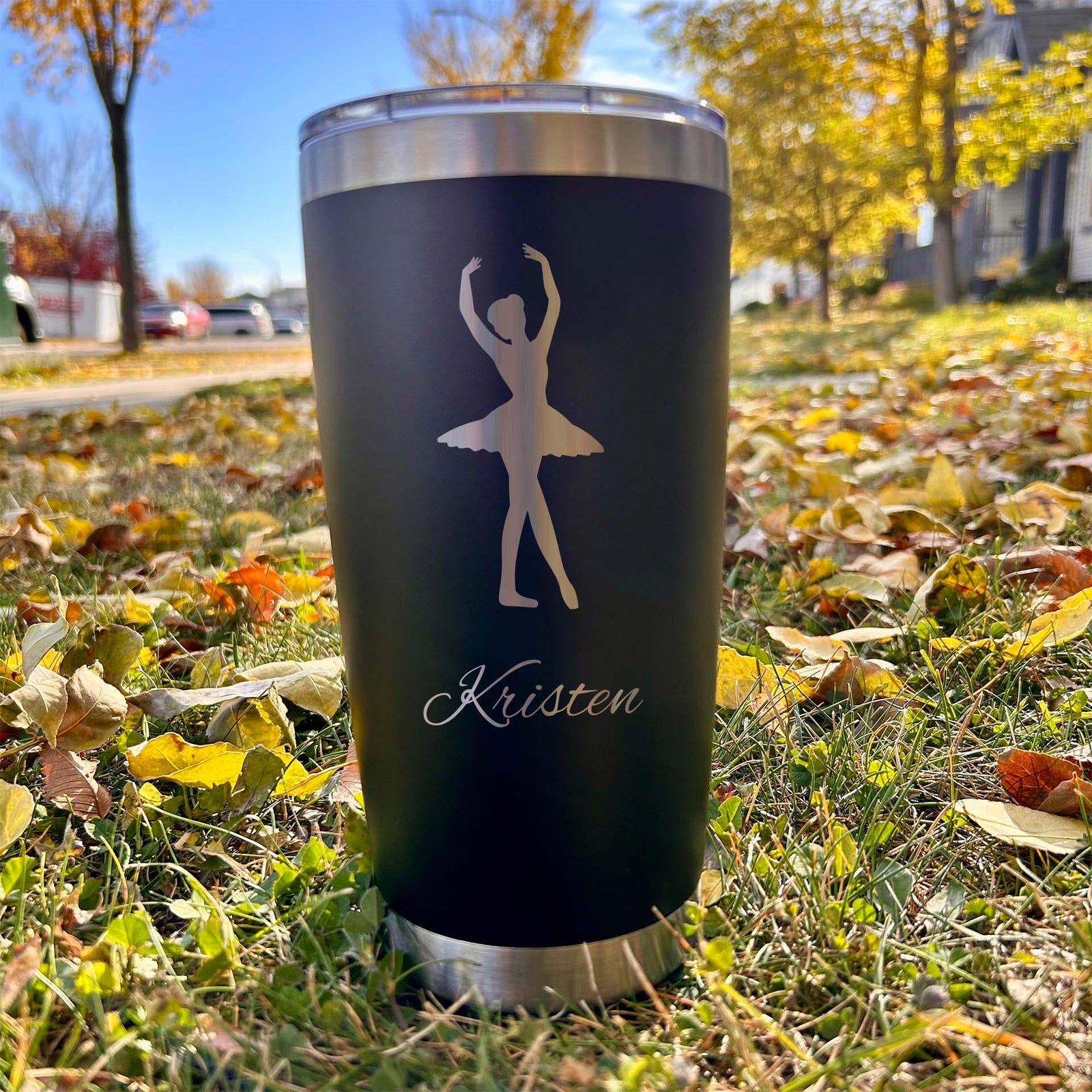 Ballet 20oz Engraved Tumbler – Stainless Steel