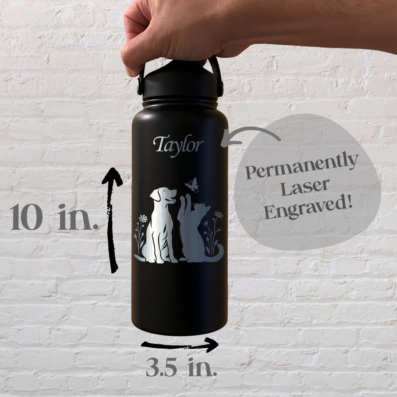 Pets & Nature 32oz Water Bottle – Stainless Steel