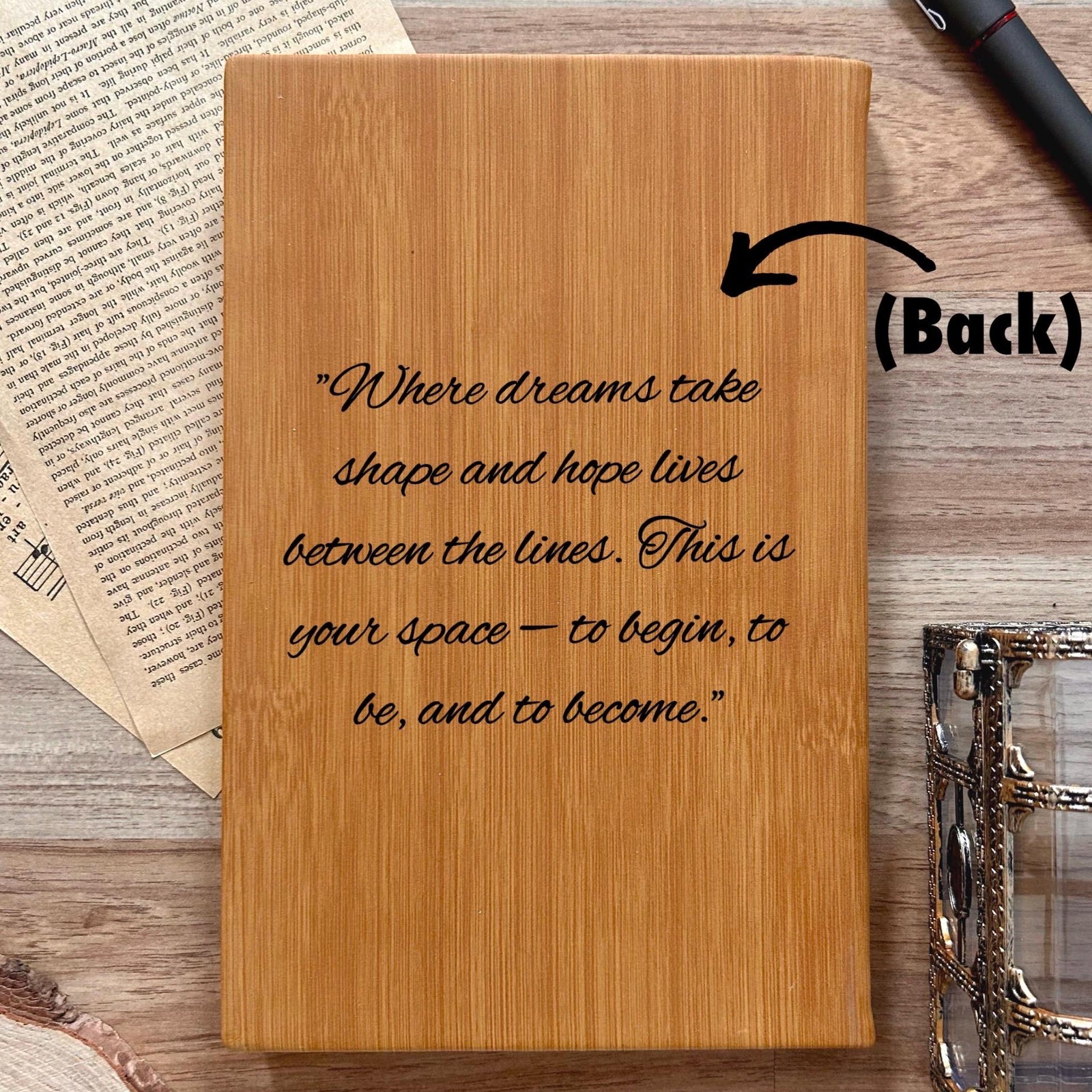 Nurse Custom Journal – Hardcover Soft Leather, Saying #24