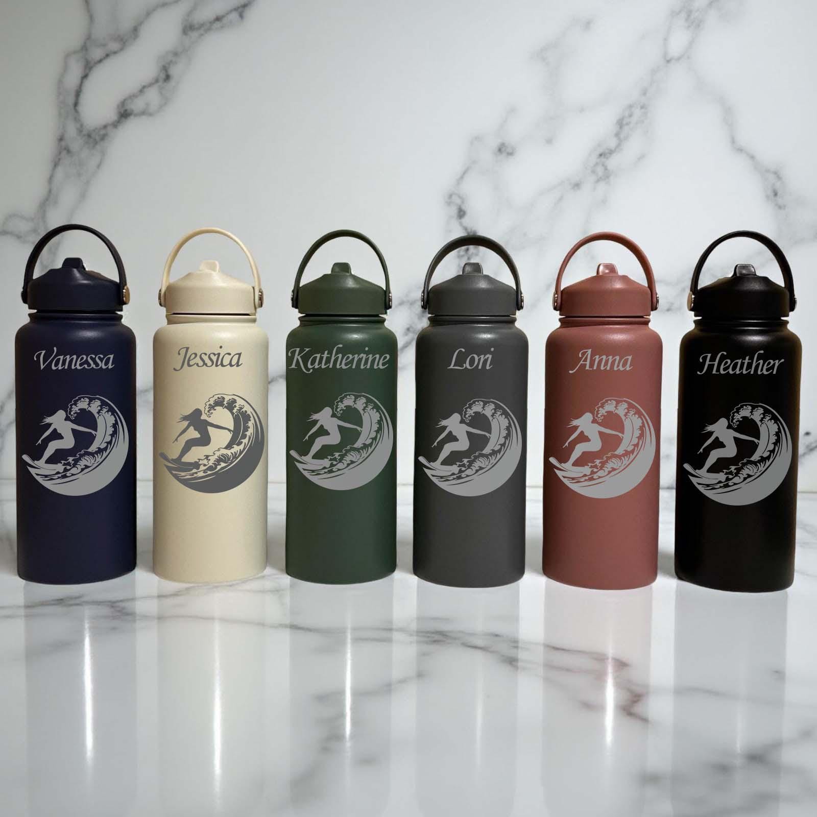 Surf 32oz Water Bottle – Stainless Steel