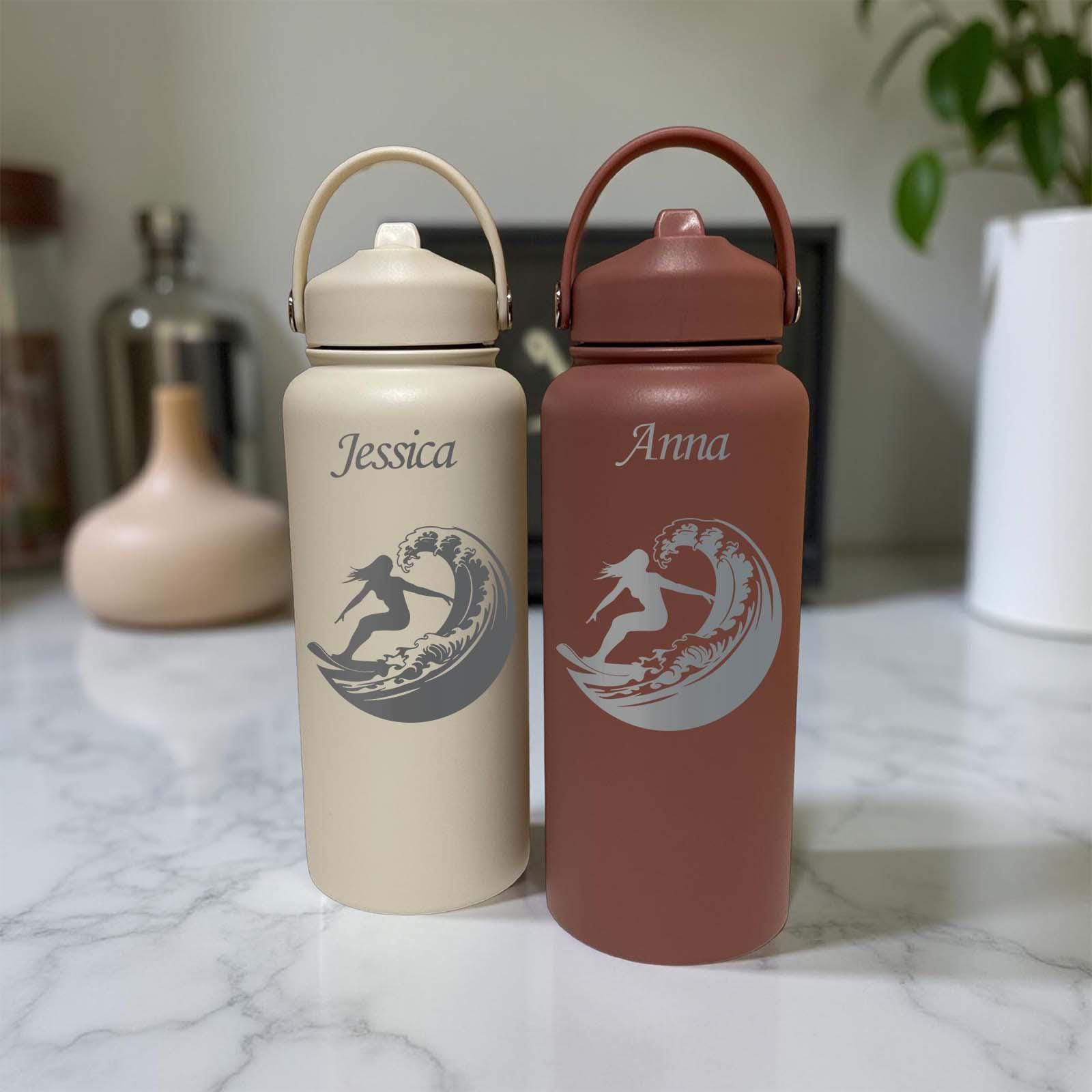 Surf 32oz Water Bottle – Stainless Steel