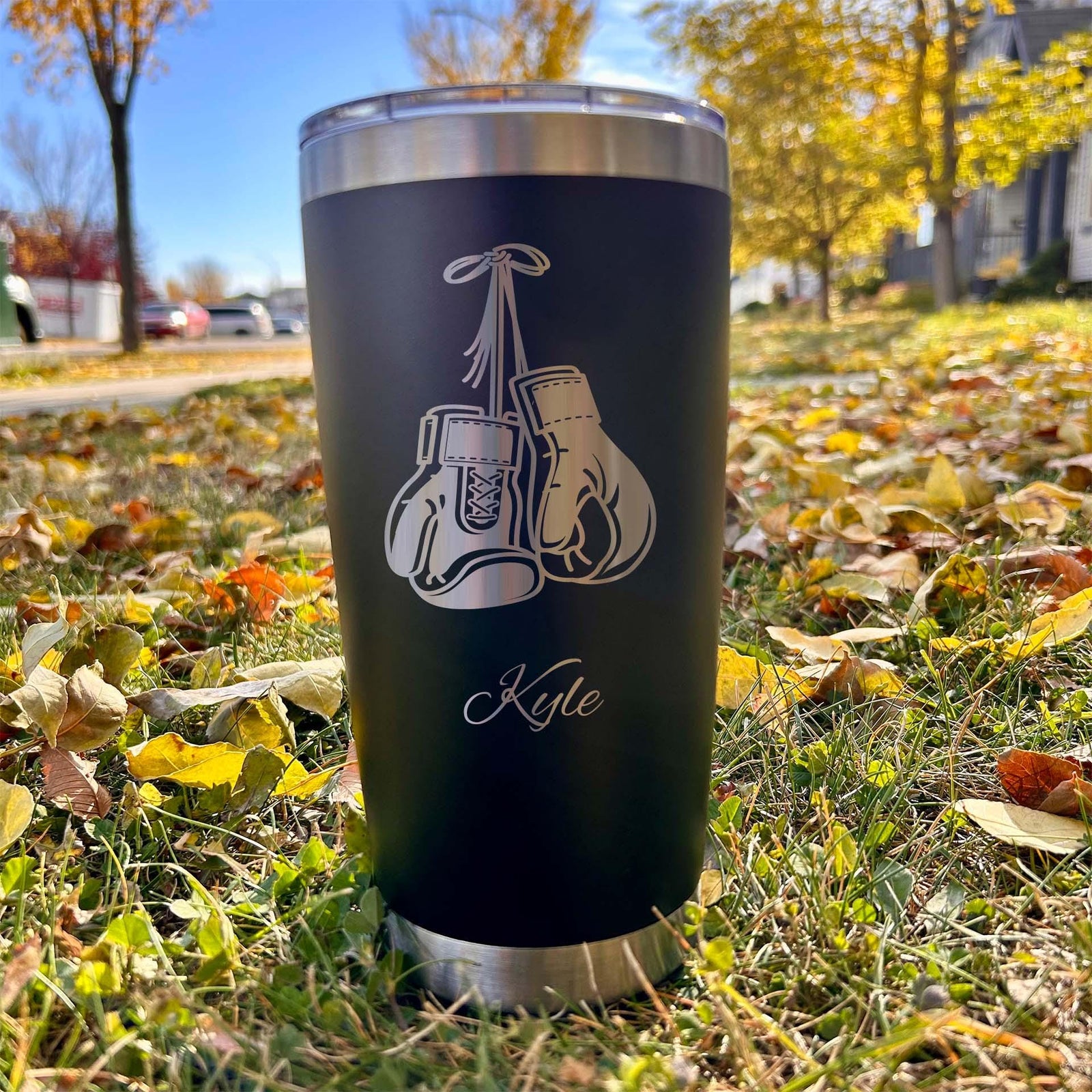 Boxing 20oz Engraved Tumbler – Stainless Steel