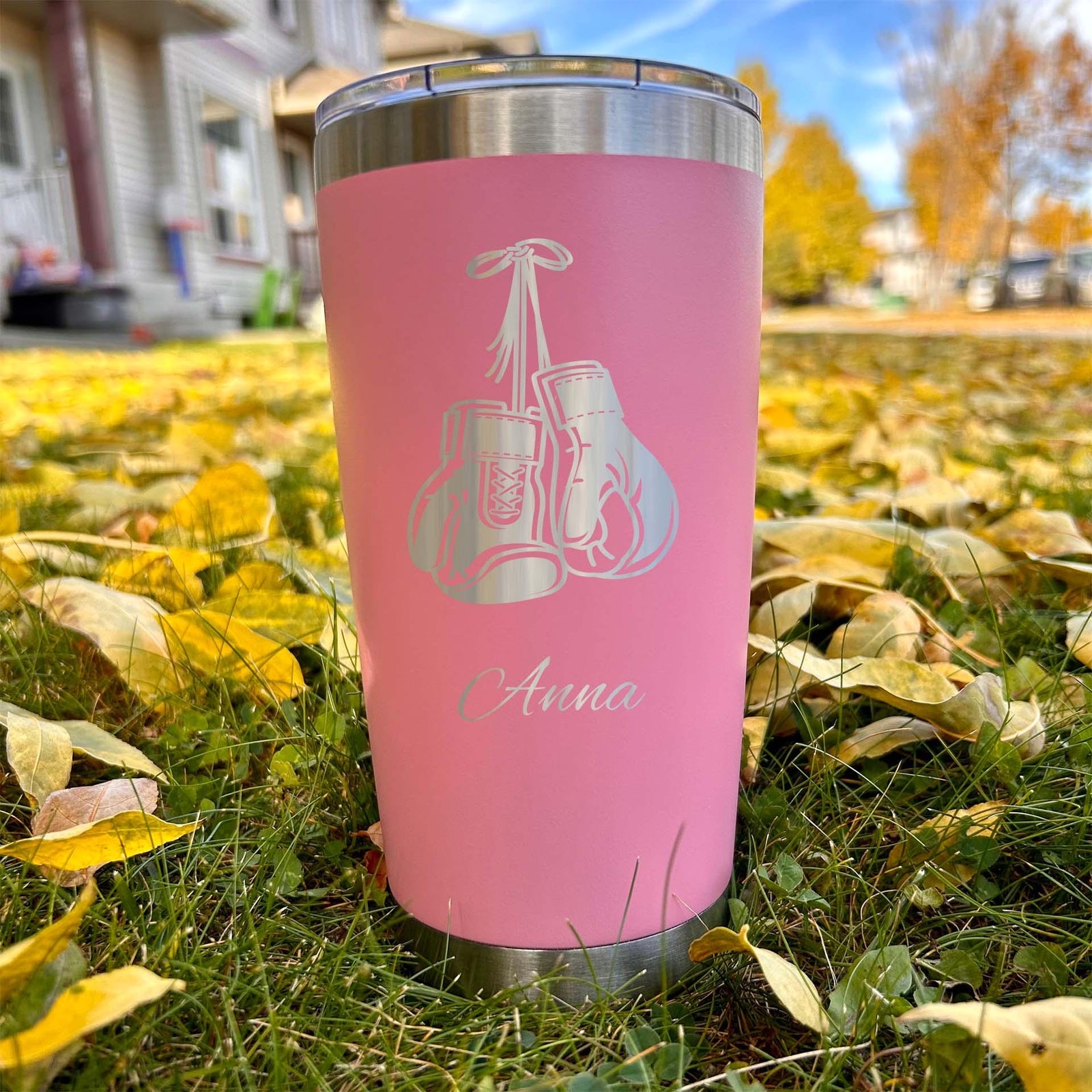 Boxing 20oz Engraved Tumbler – Stainless Steel