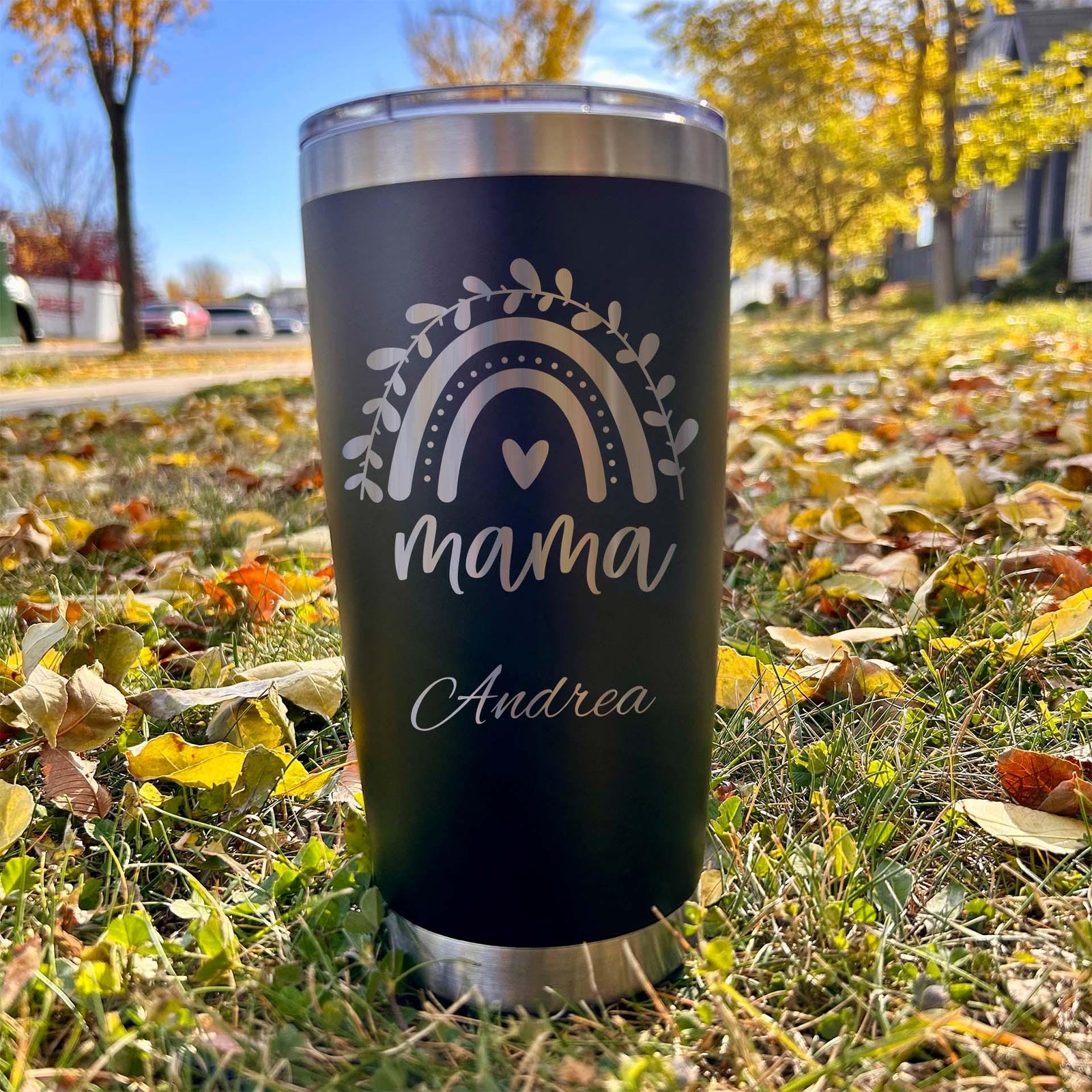 Mama 20oz Engraved Tumbler – Stainless Steel, Saying #45