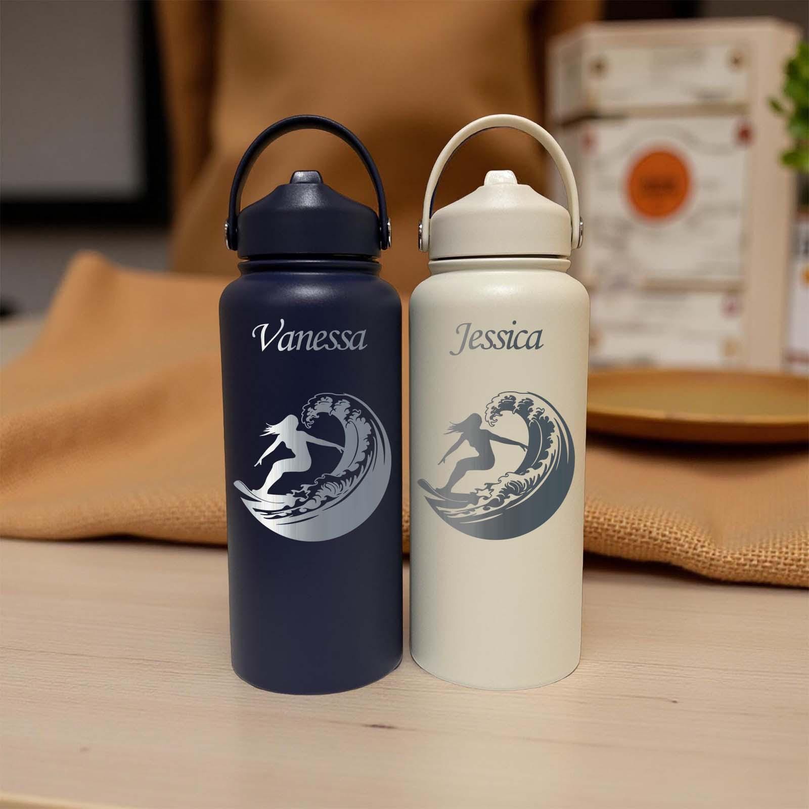 Surf 32oz Water Bottle – Stainless Steel