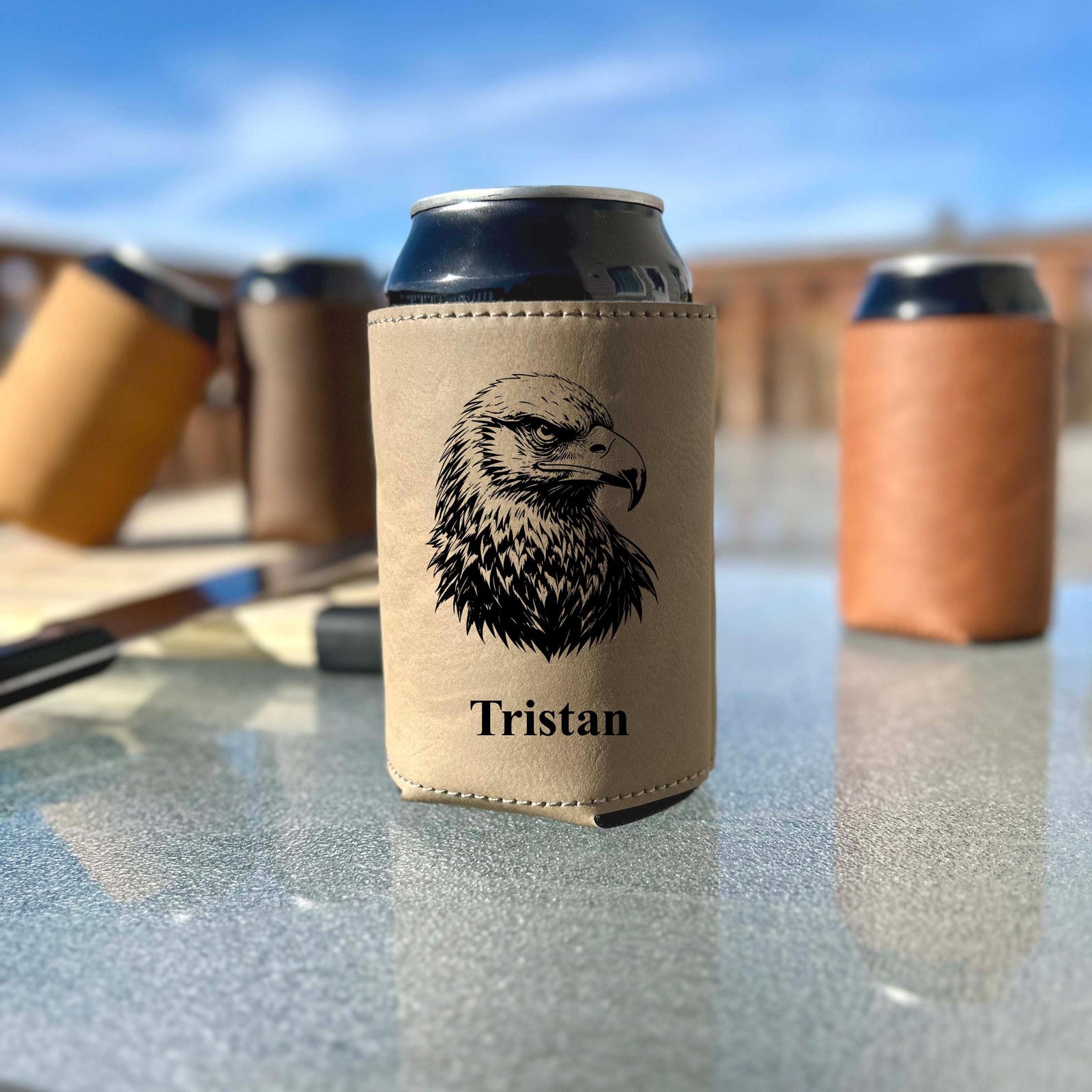 Eagle Can Cover – Soft Leather