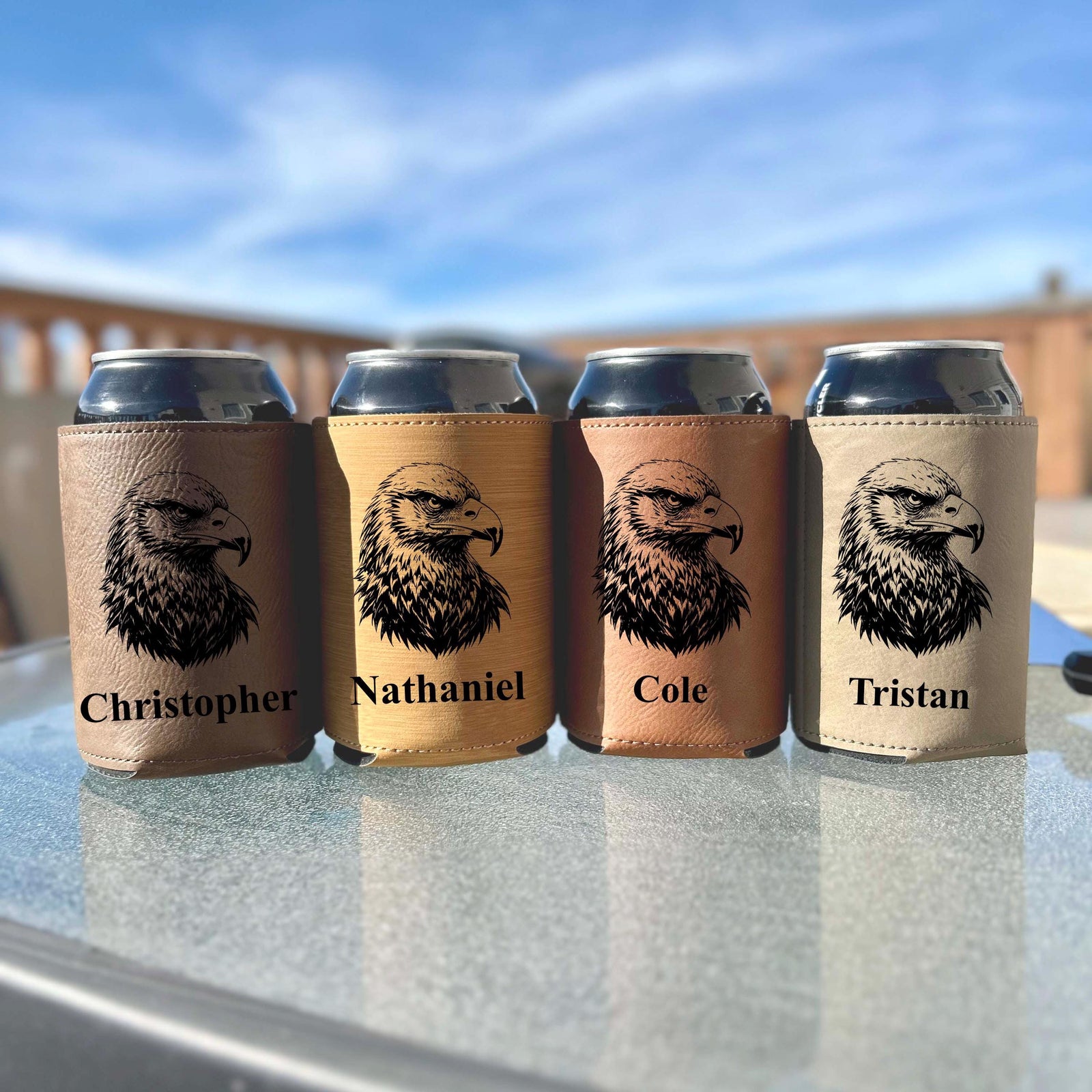 Eagle Can Cover – Soft Leather