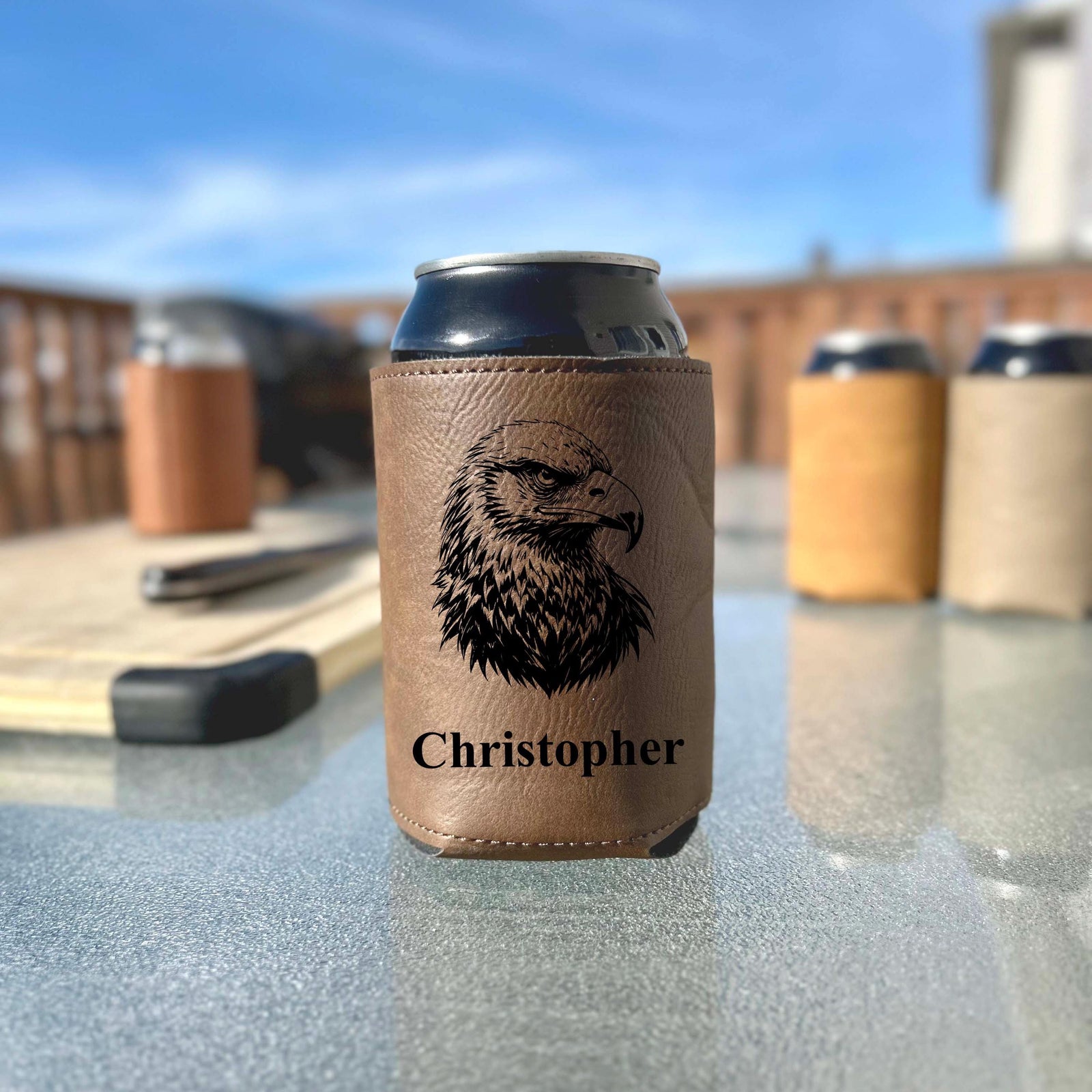 Eagle Can Cover – Soft Leather