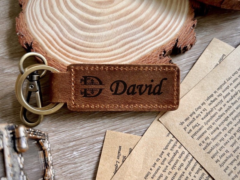 Genuine Leather Keychain