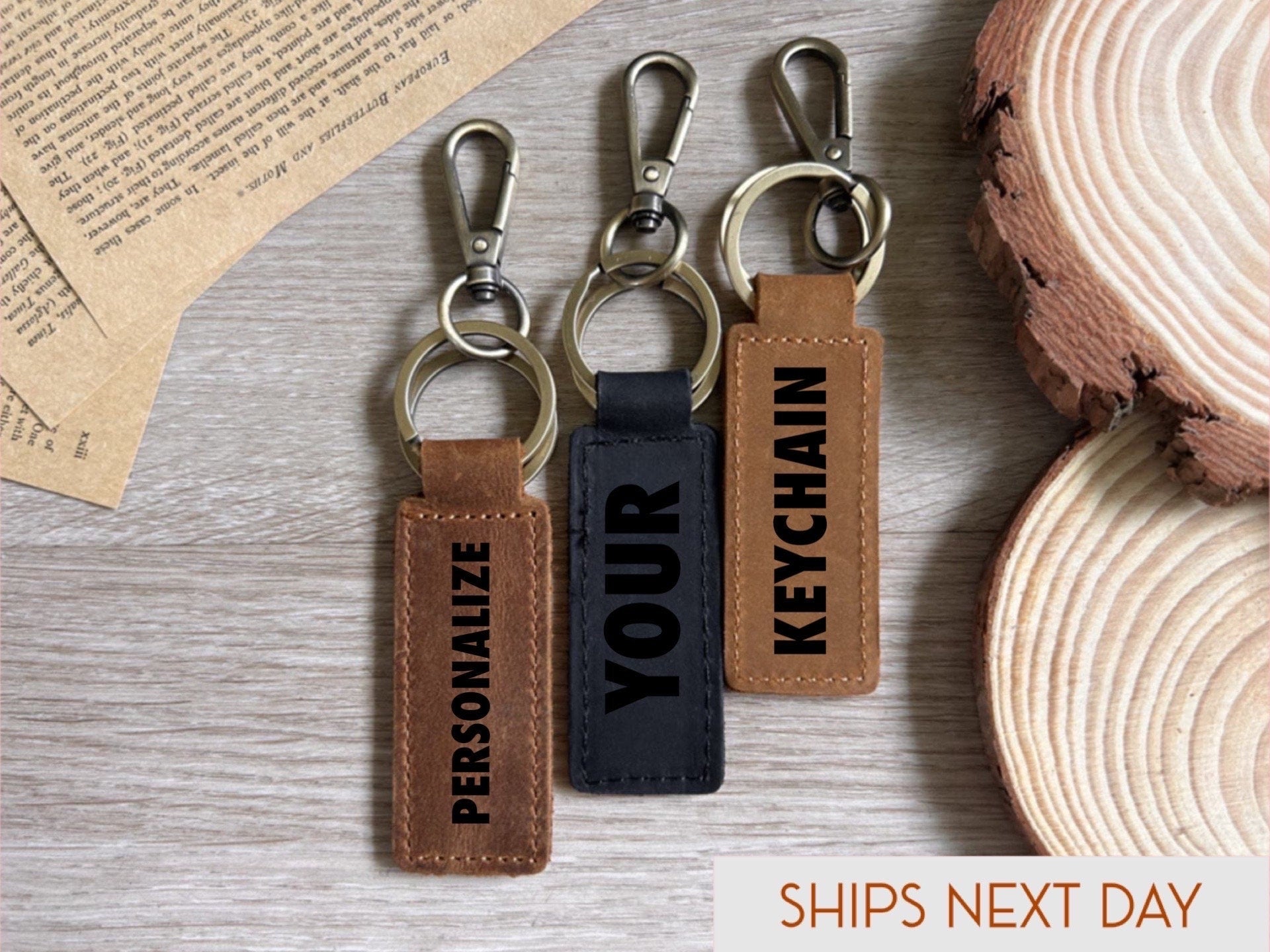 Genuine Leather Keychain