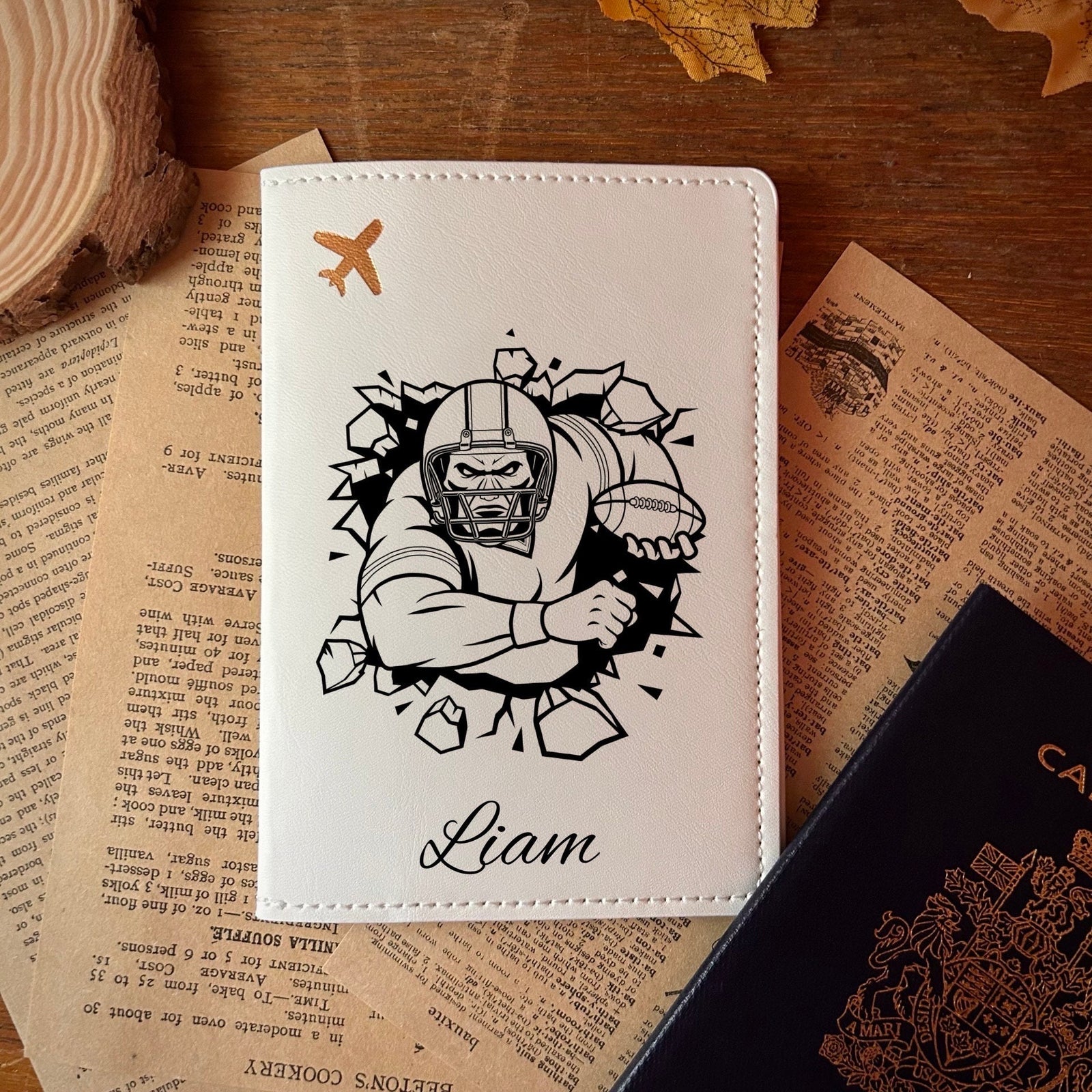 Football Passport Cover
