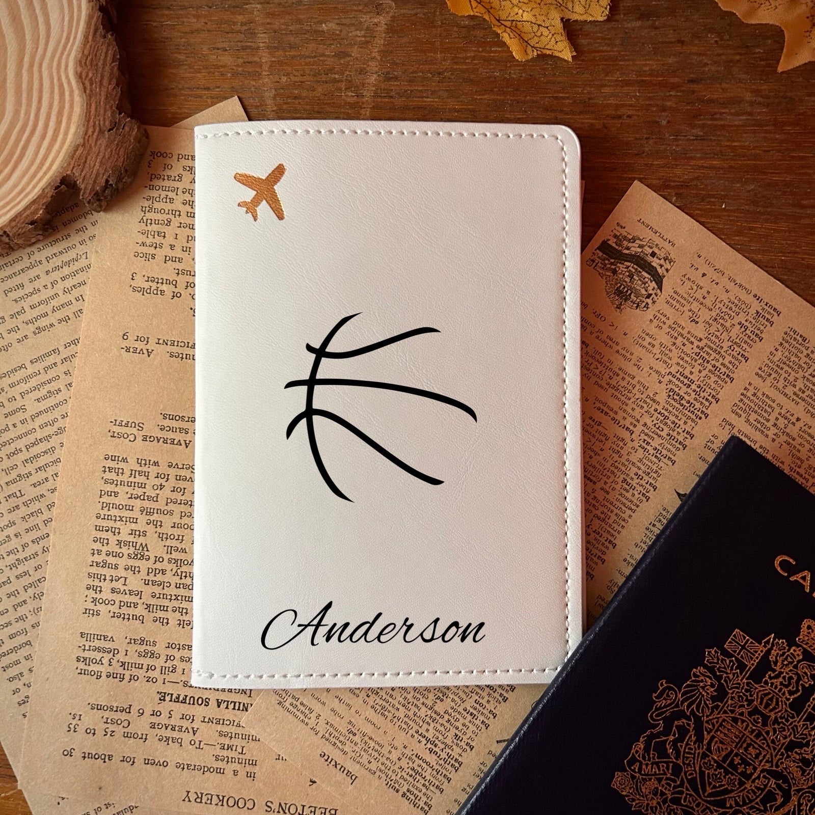 Basketball Passport Cover