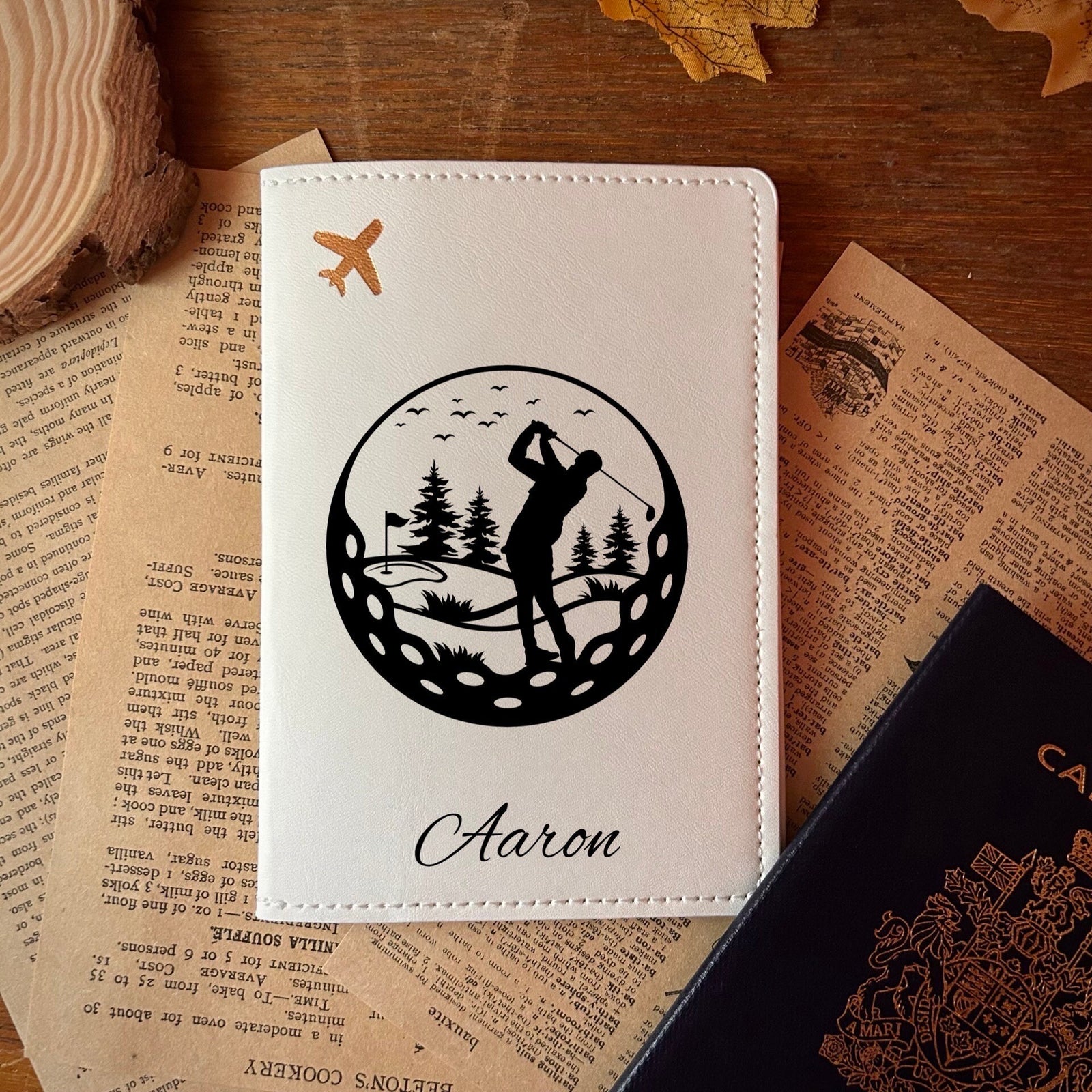 Golf Passport Cover