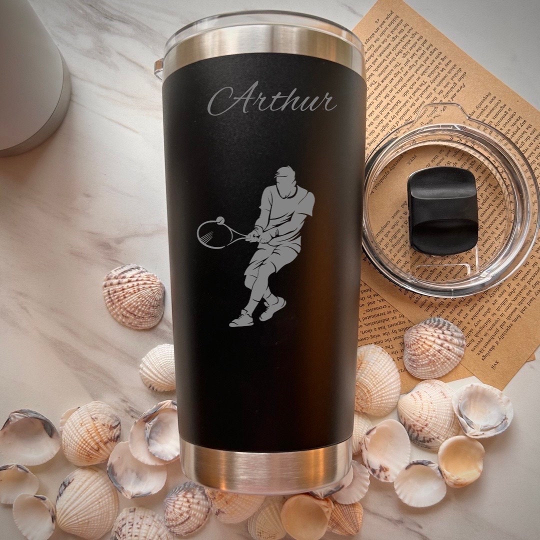 Tennis 20oz Engraved Tumbler