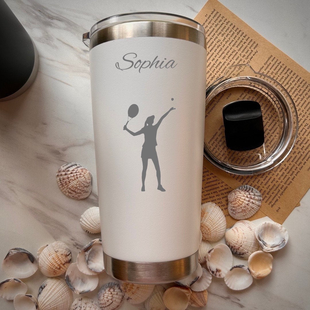 Tennis 20oz Engraved Tumbler