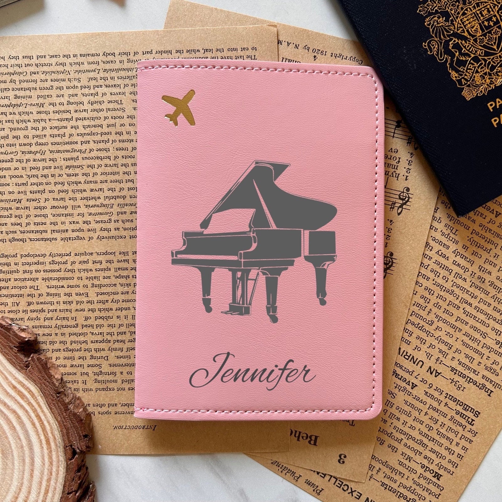 Piano Passport Cover
