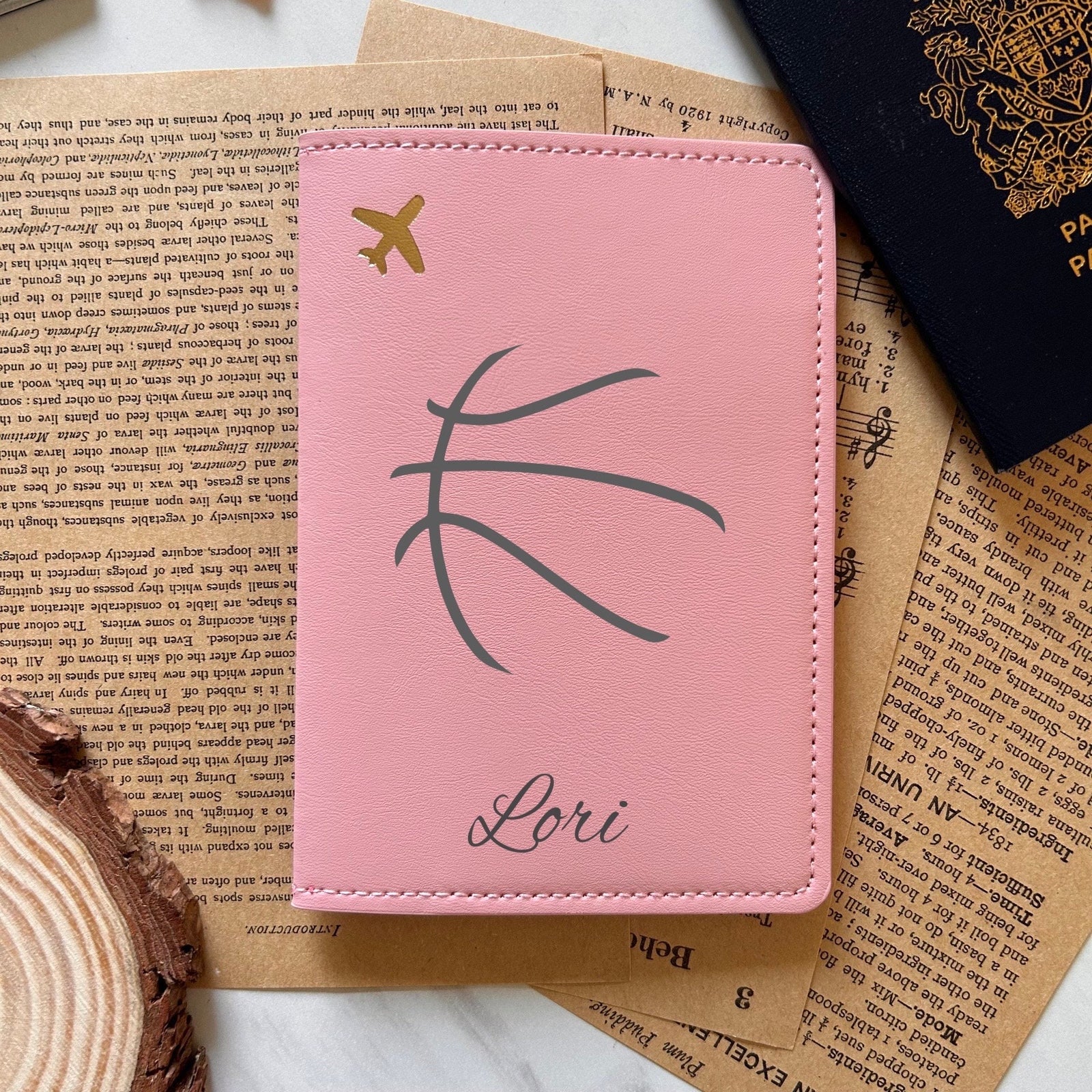 Basketball Passport Cover