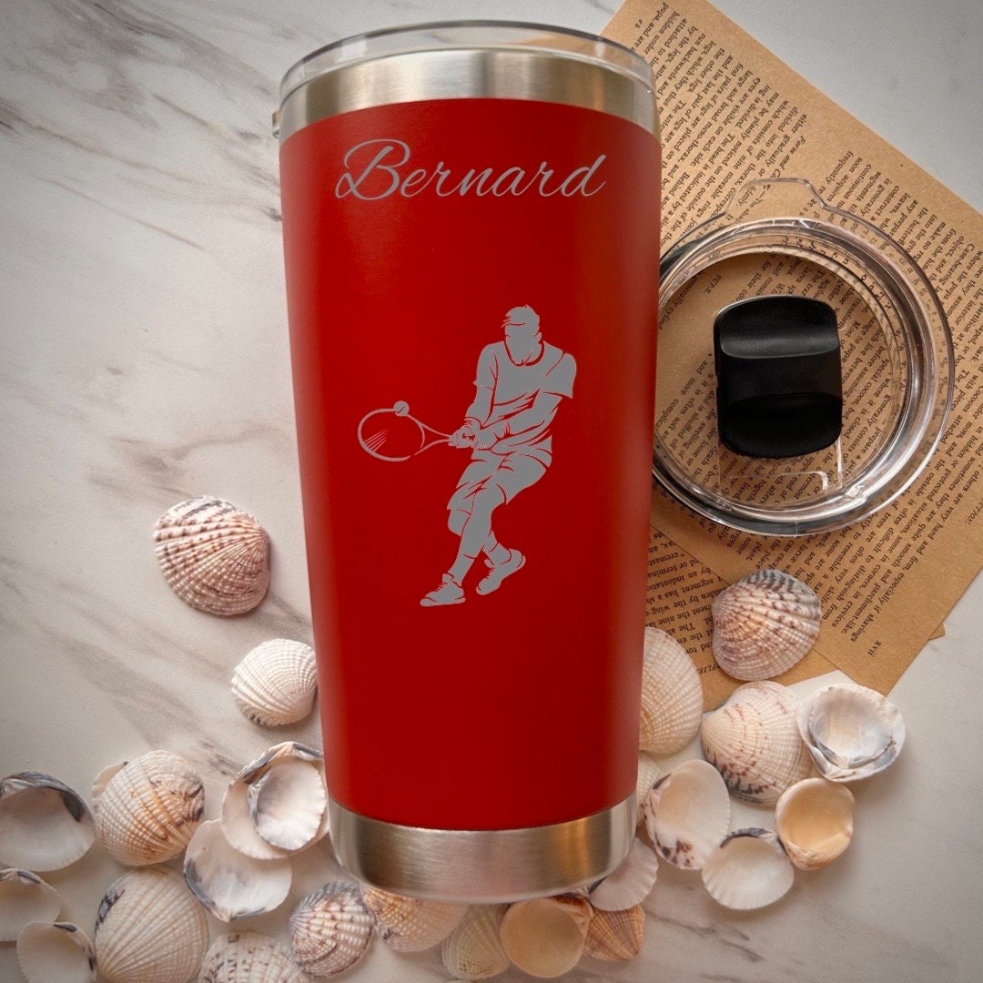 Tennis 20oz Engraved Tumbler