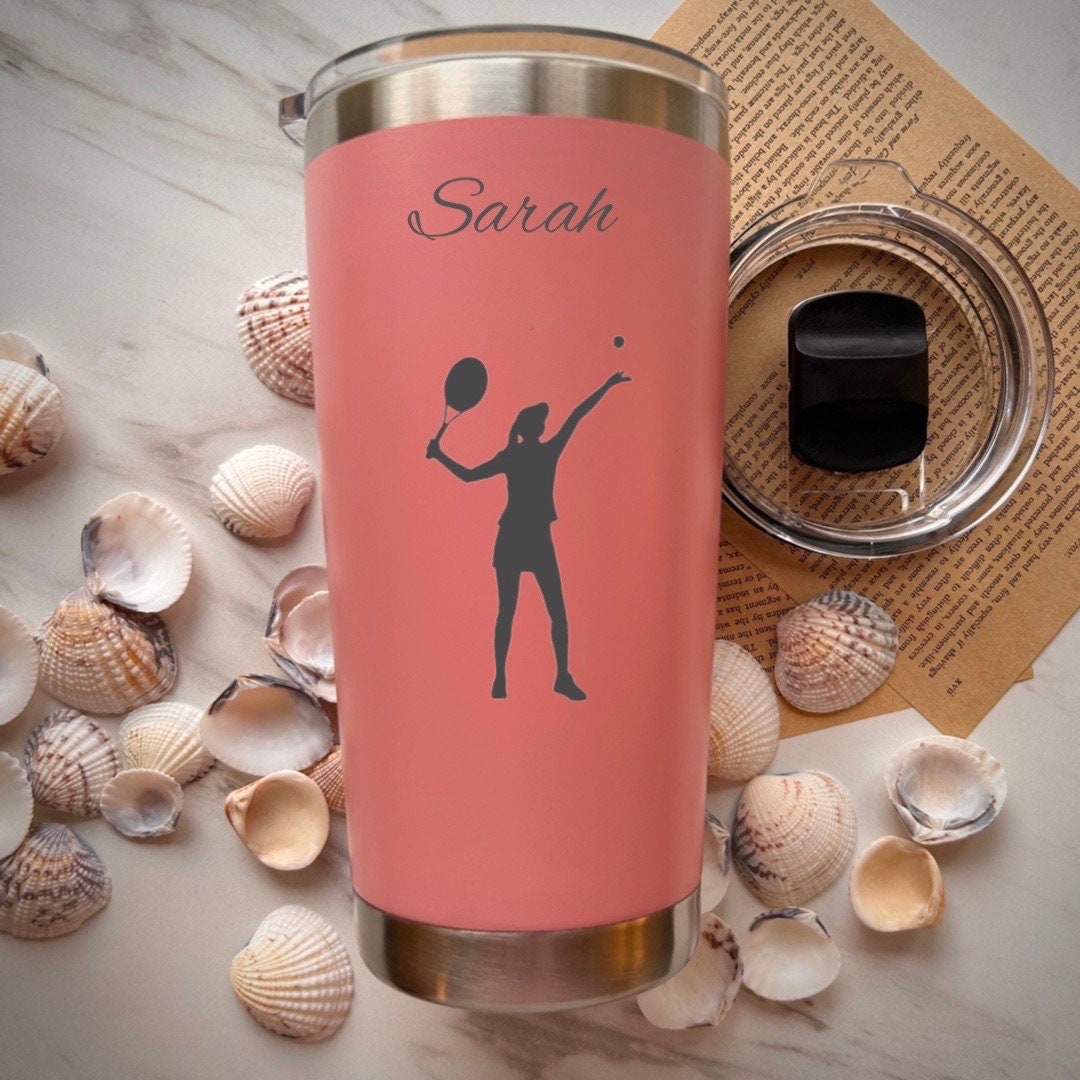 Tennis 20oz Engraved Tumbler
