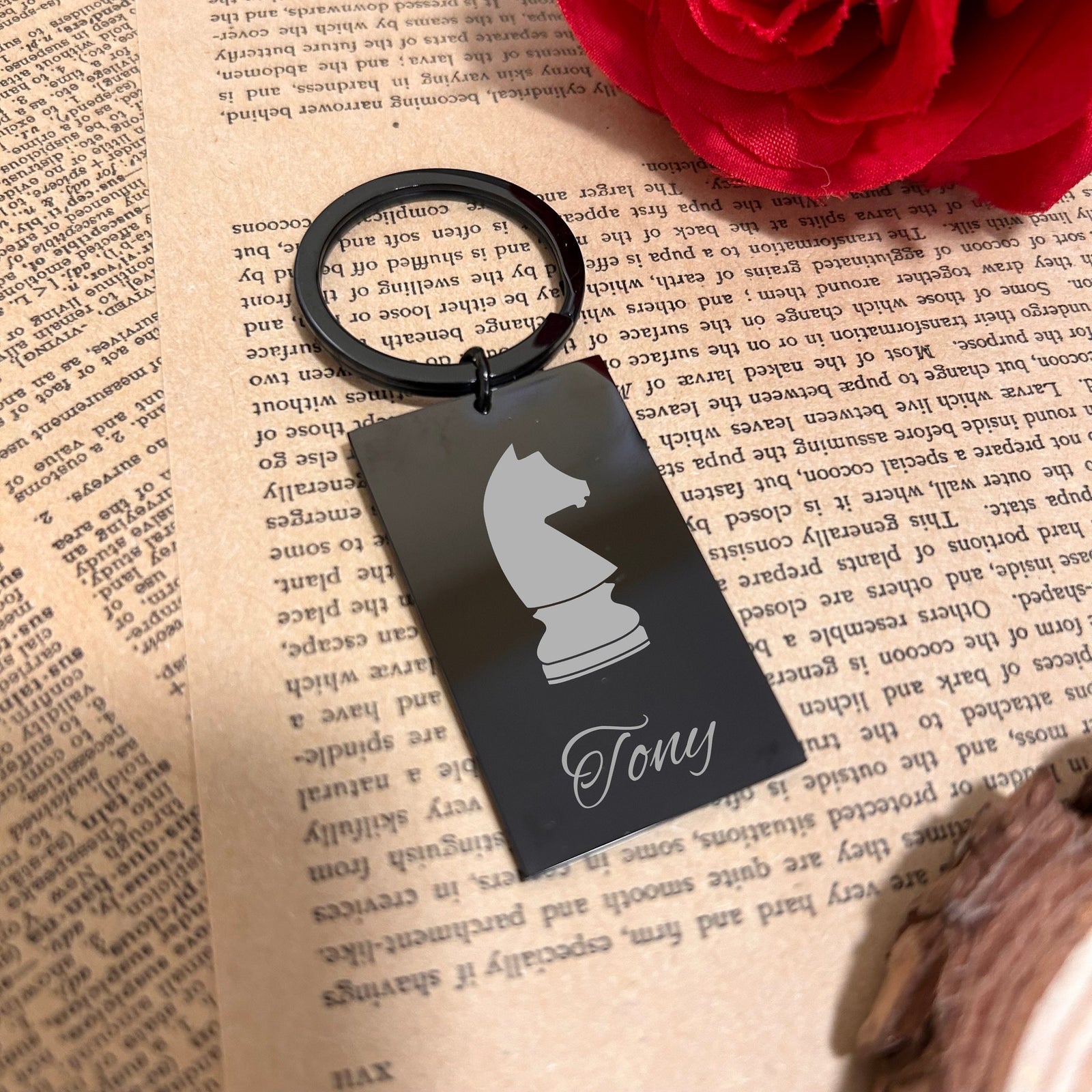 Chess Keychain Stainless Steel