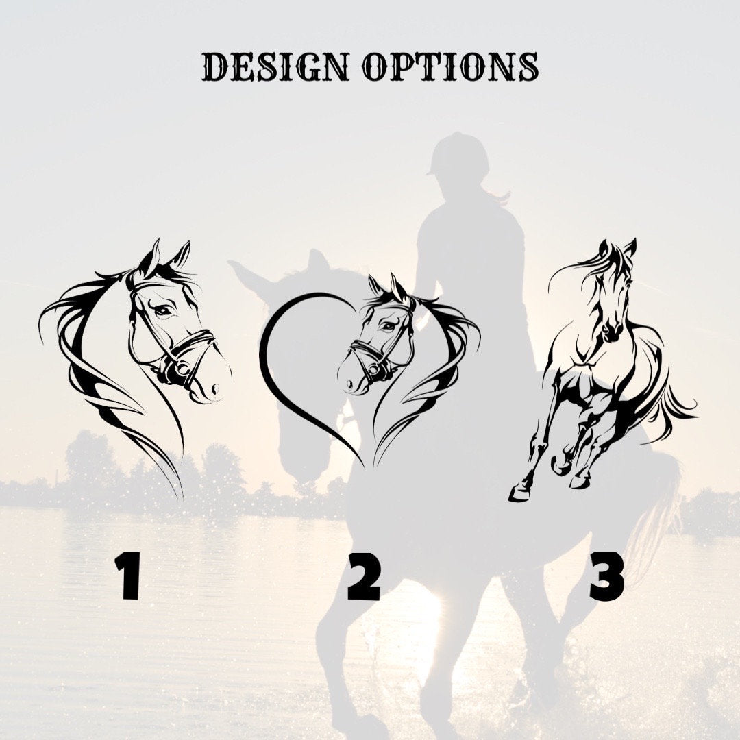 Horse Keychain Stainless Steel