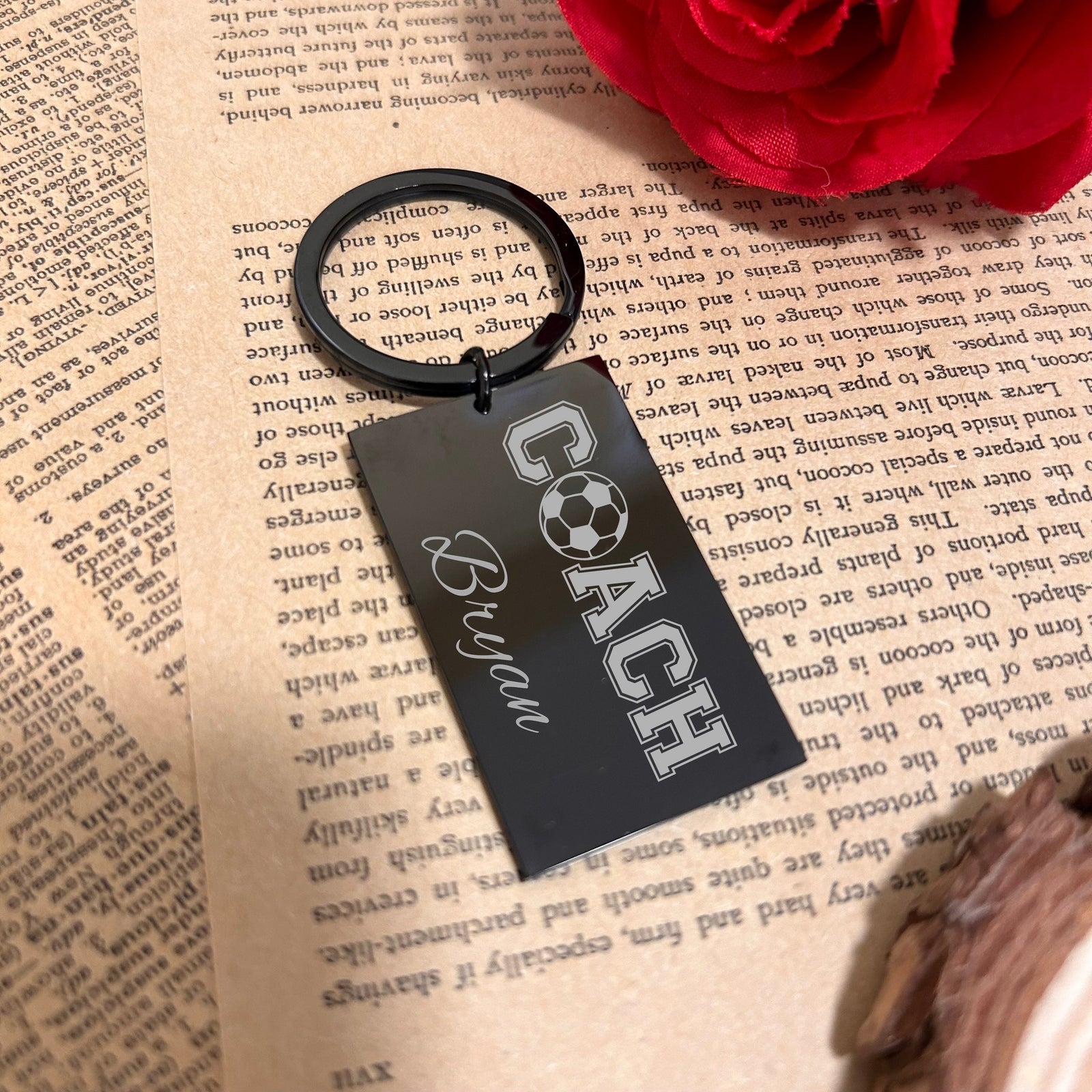 Coach Keychain Stainless Steel