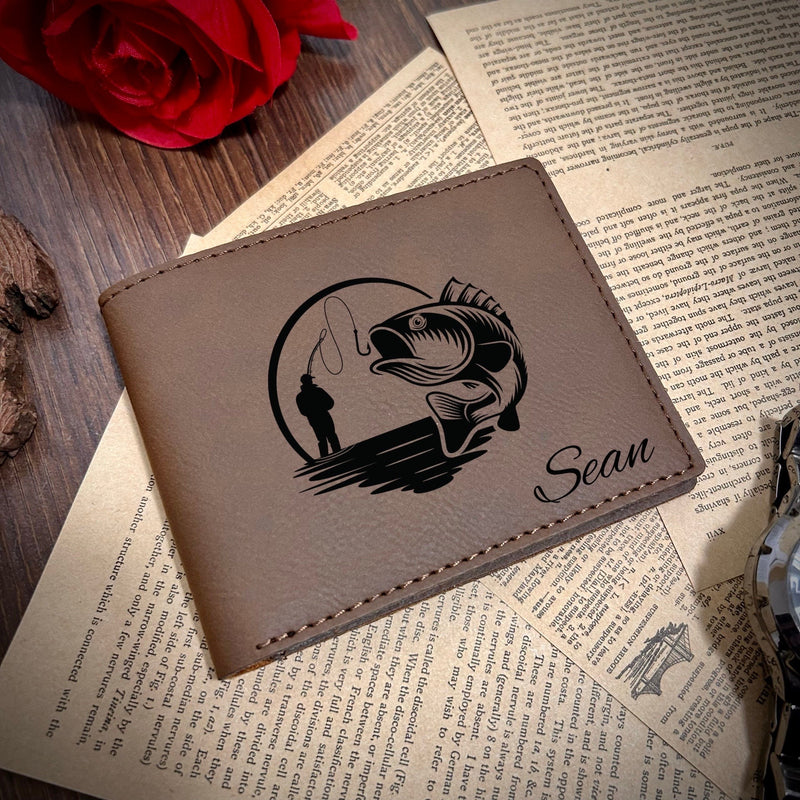 Fishing Leather Wallet