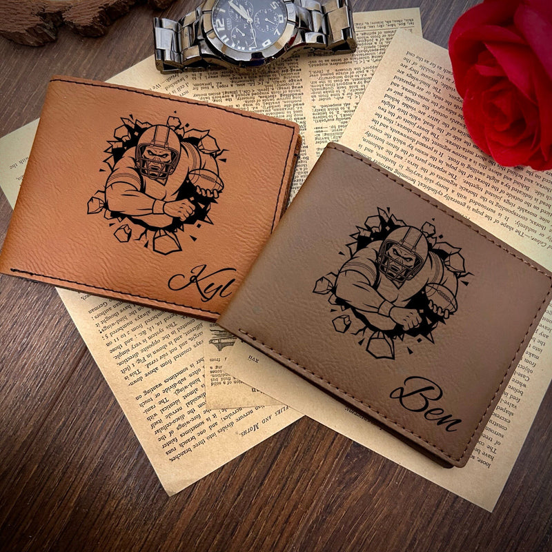 Football Leather Wallet