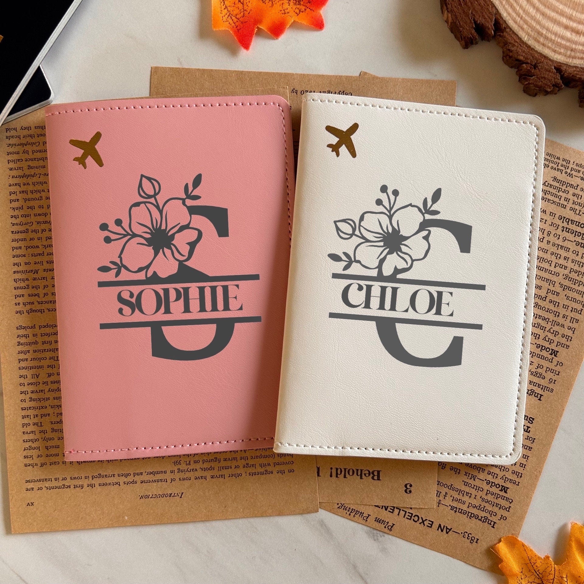 Flower Passport Cover