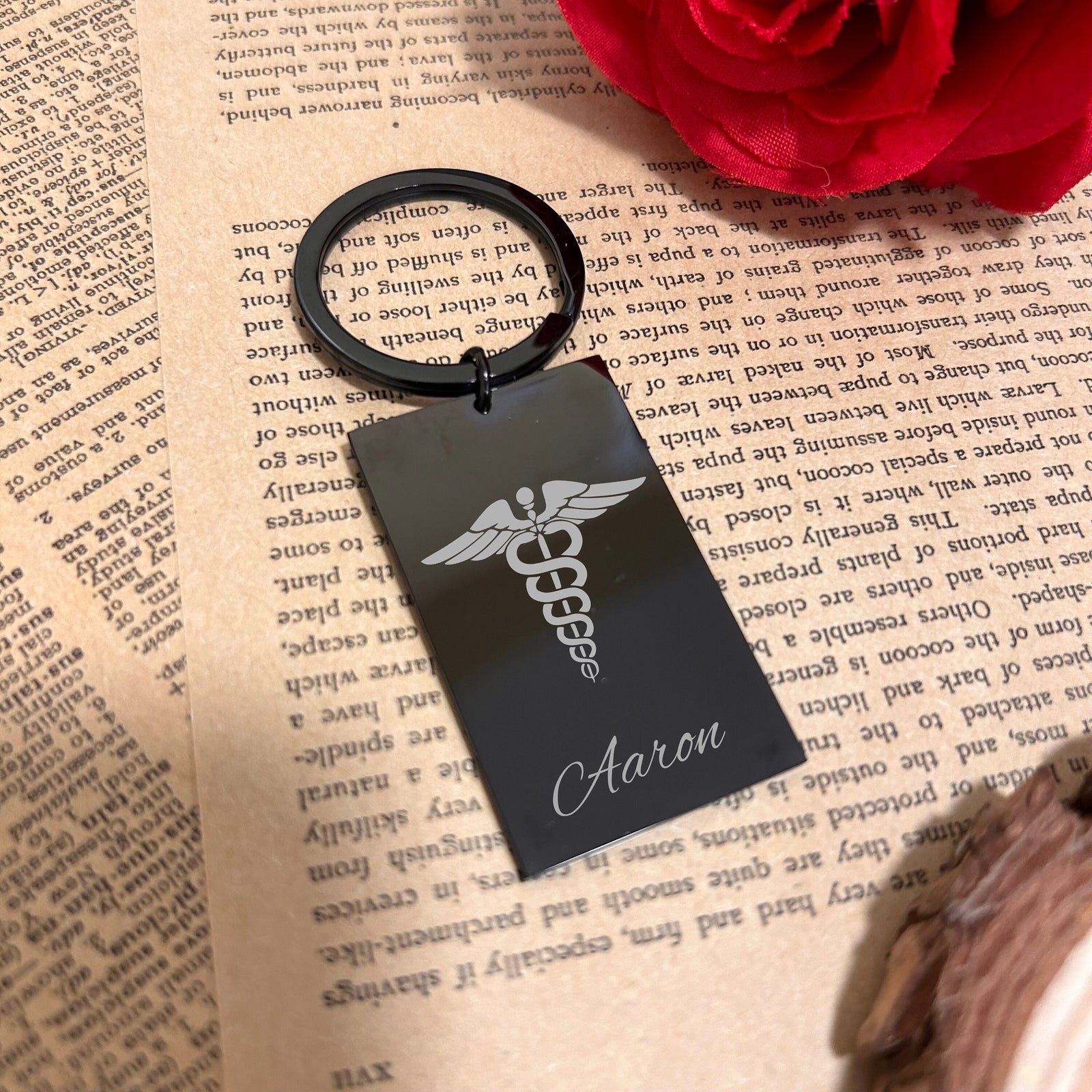 Medical Keychain Stainless Steel