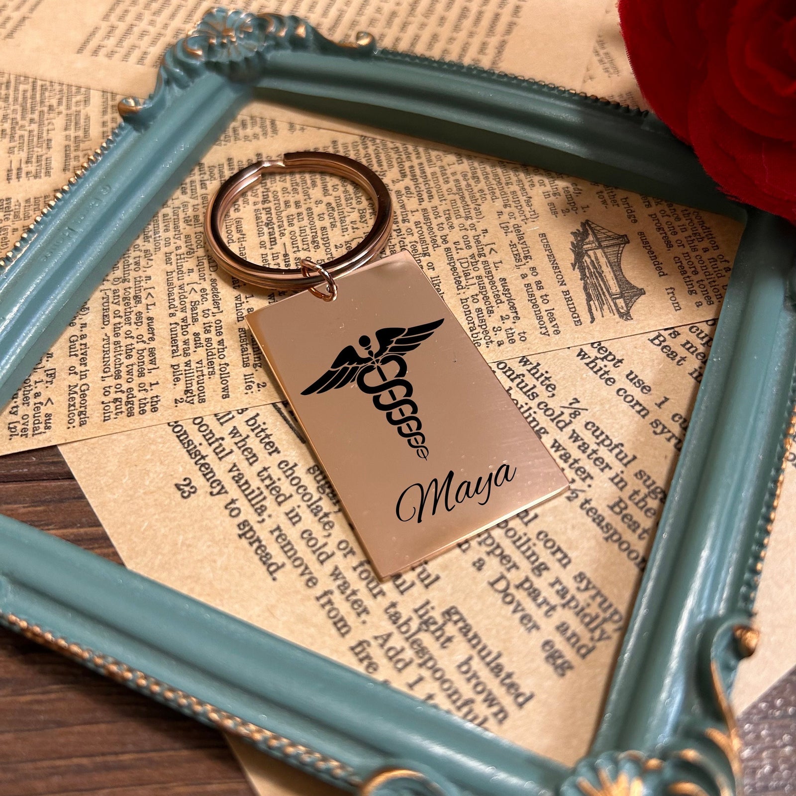 Medical Keychain Stainless Steel