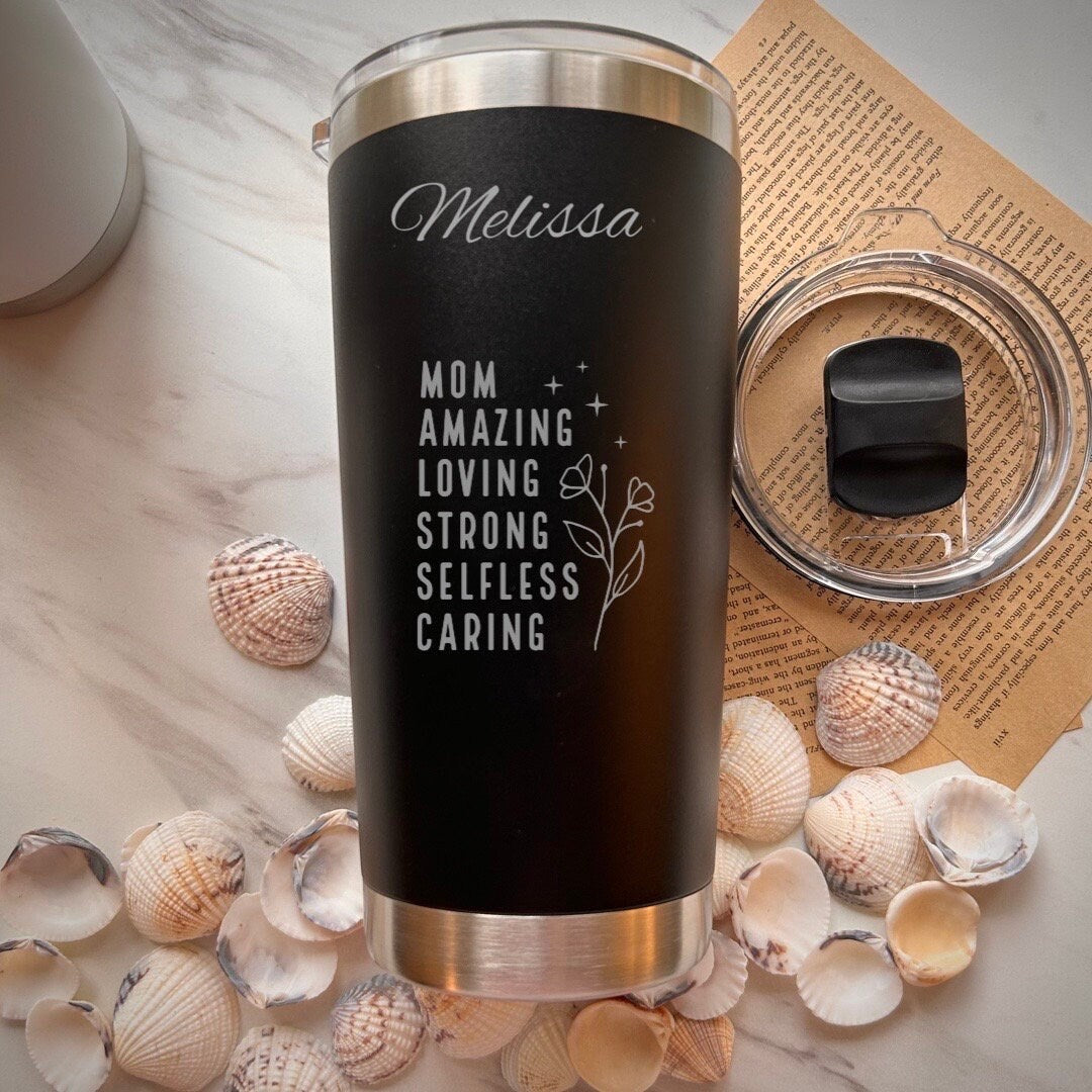 Mom Amazing 20oz Engraved Tumbler