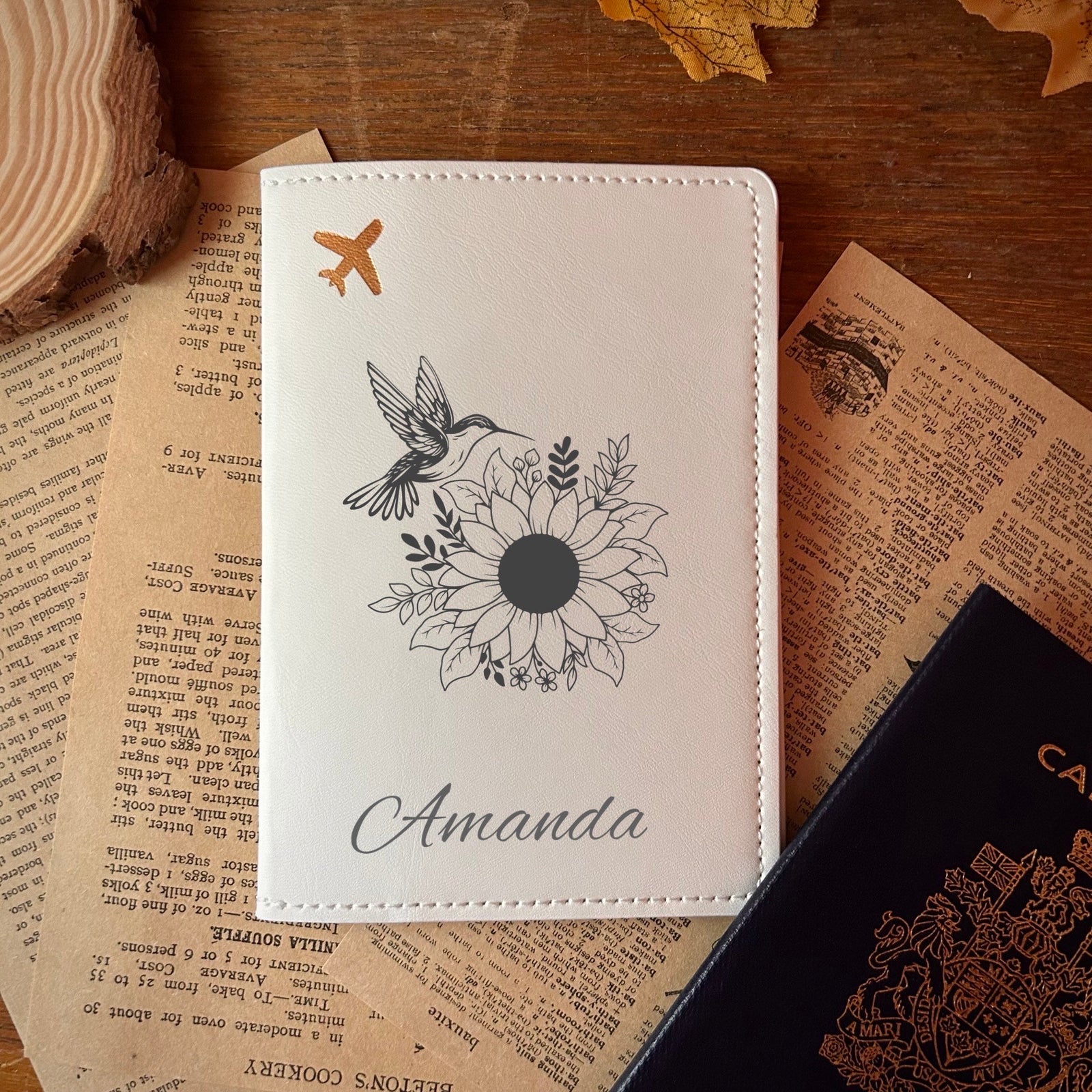 Humming Bird Passport Cover
