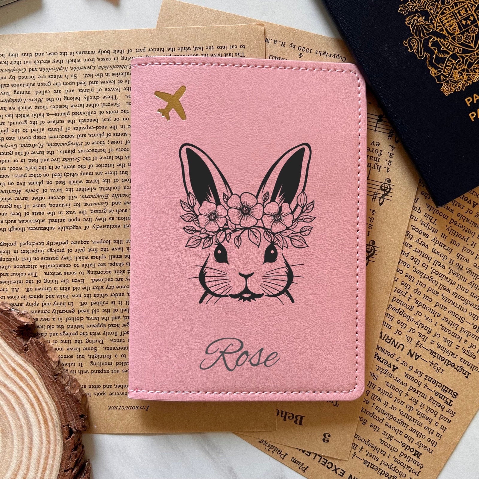 Bunny Passport Cover