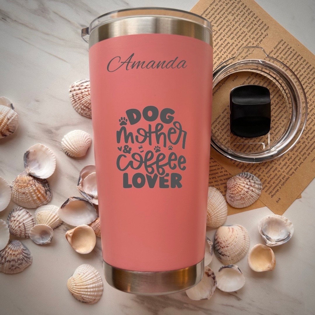 Dog Mom 20oz Engraved Tumbler