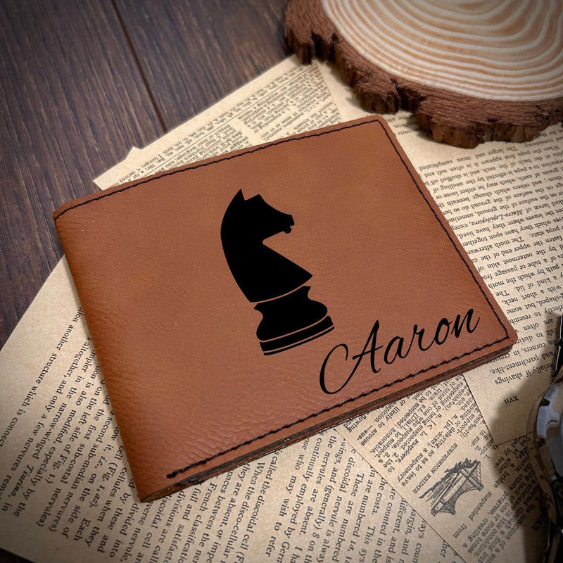 Chess Leather Wallet