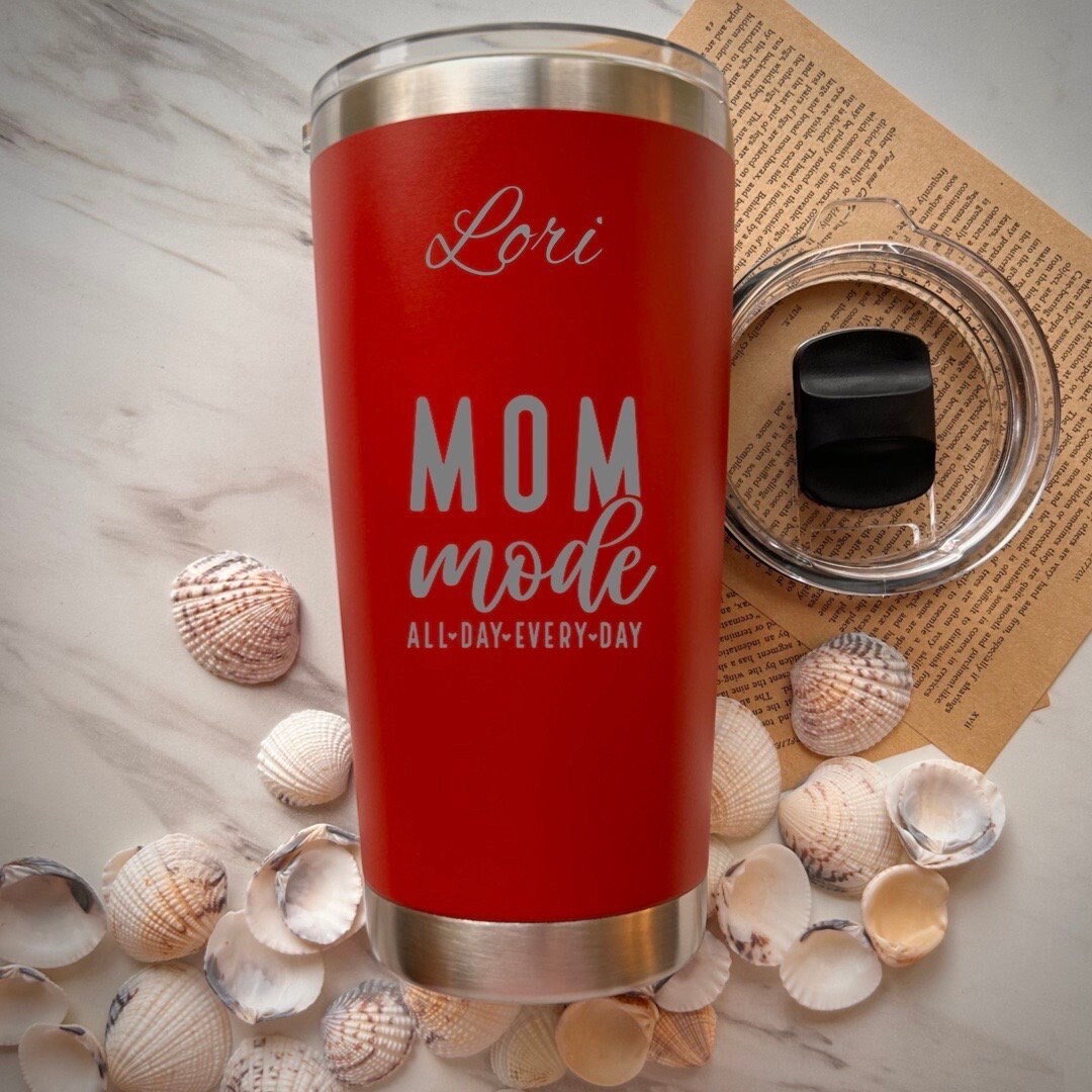 Mom Mode 20oz Engraved Tumbler