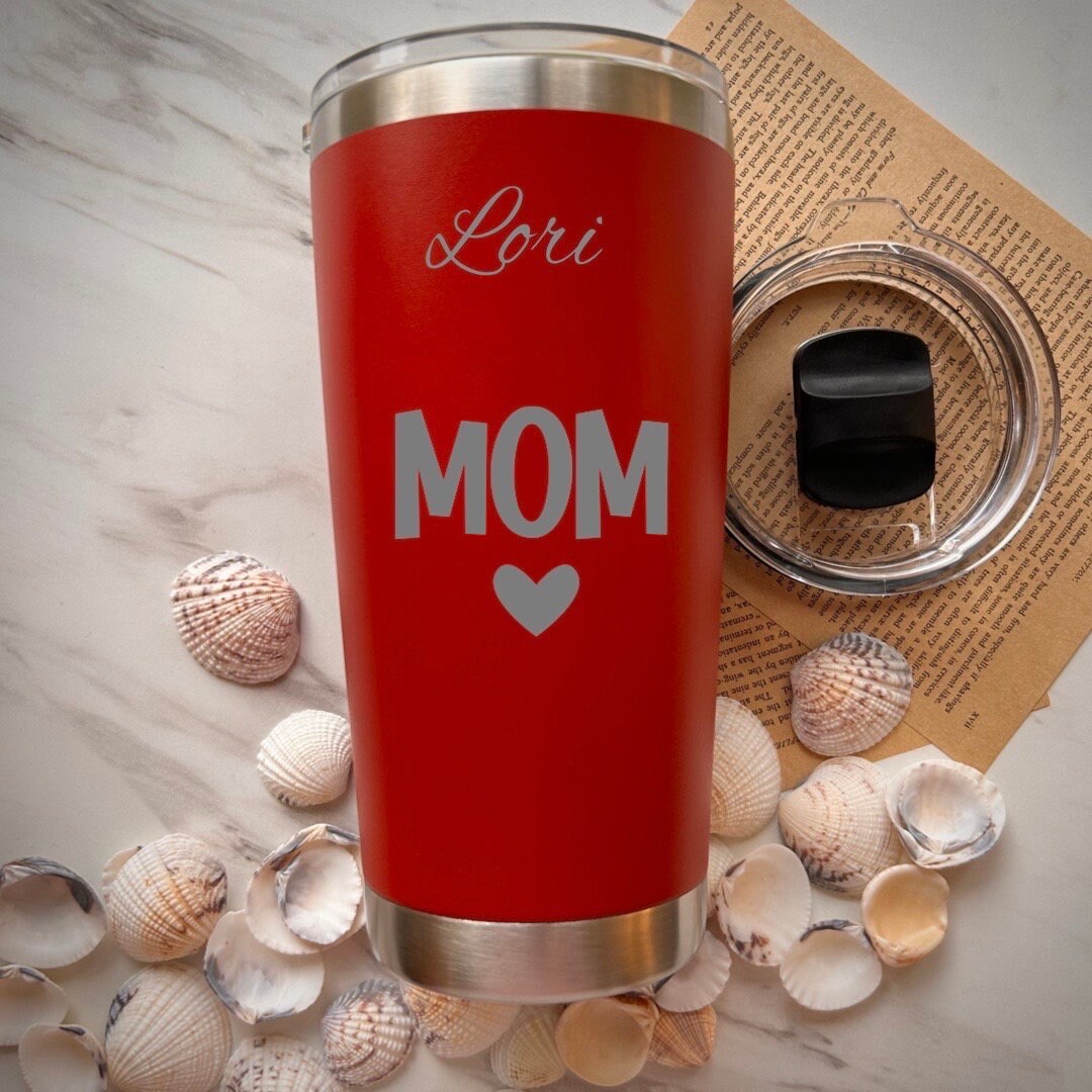 Mom Love 20oz Engraved Tumbler