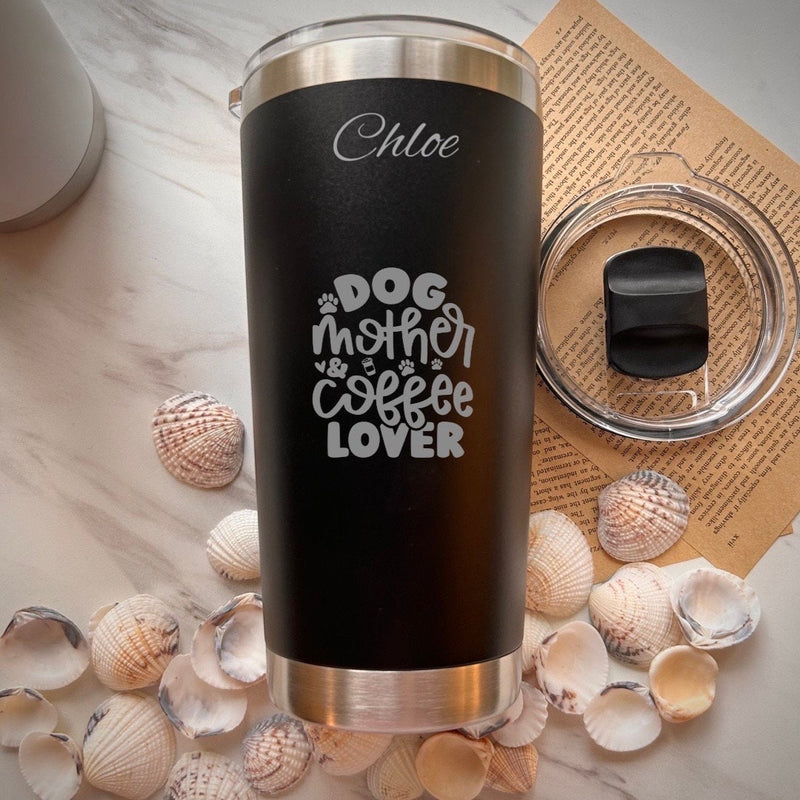 Dog Mom 20oz Engraved Tumbler