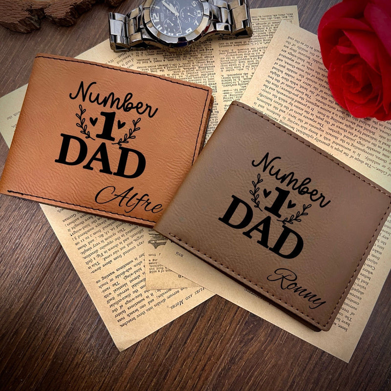 Dad Leather Wallet - Design #71